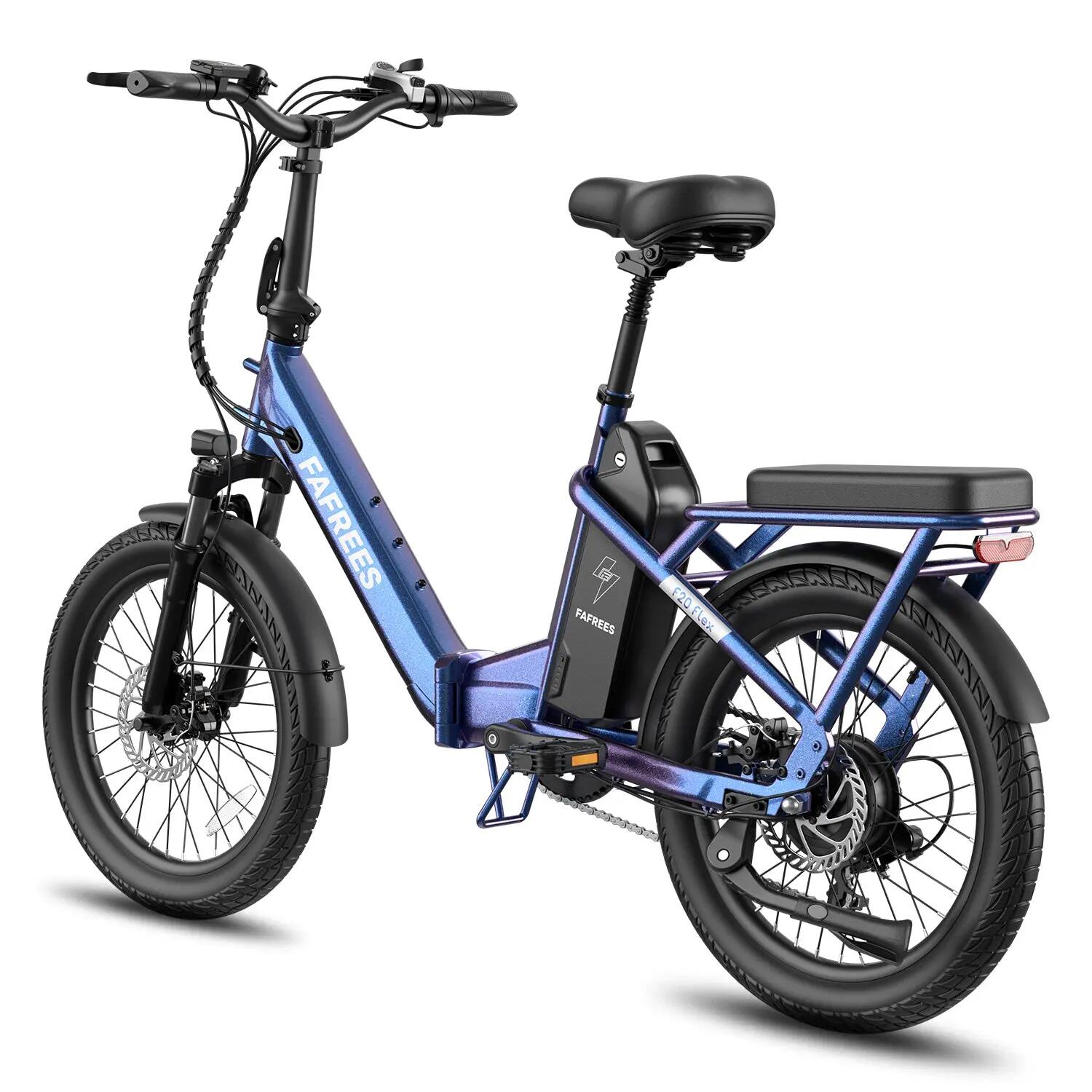 FAFREES F20 Flex vélo électrique pliant 250W 36V25Ah 95KM Bleu Violet 5/5
