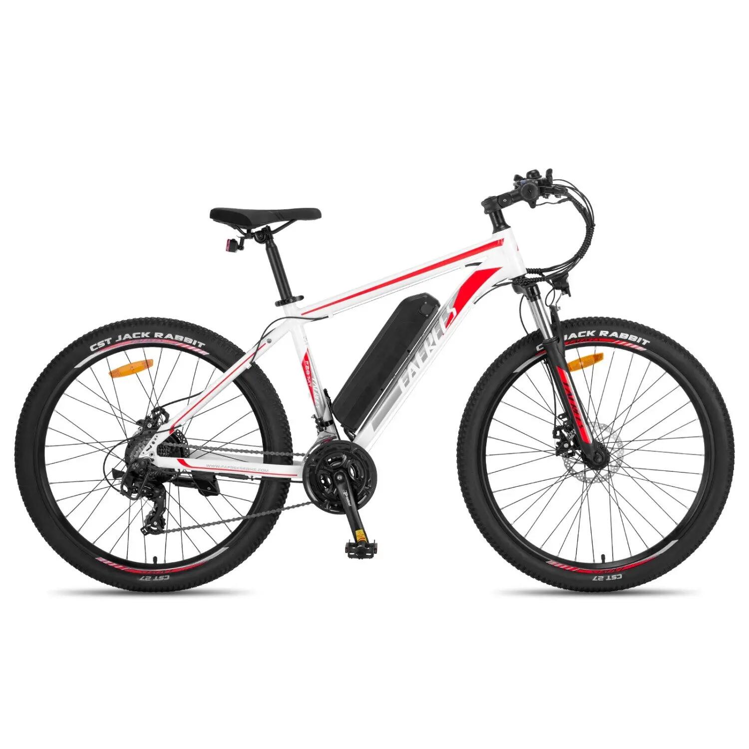 Bicicletta Elettrica FAFREES F28 MT 250W 36V15Ah 27,5" Bianco-Rosso 5/5