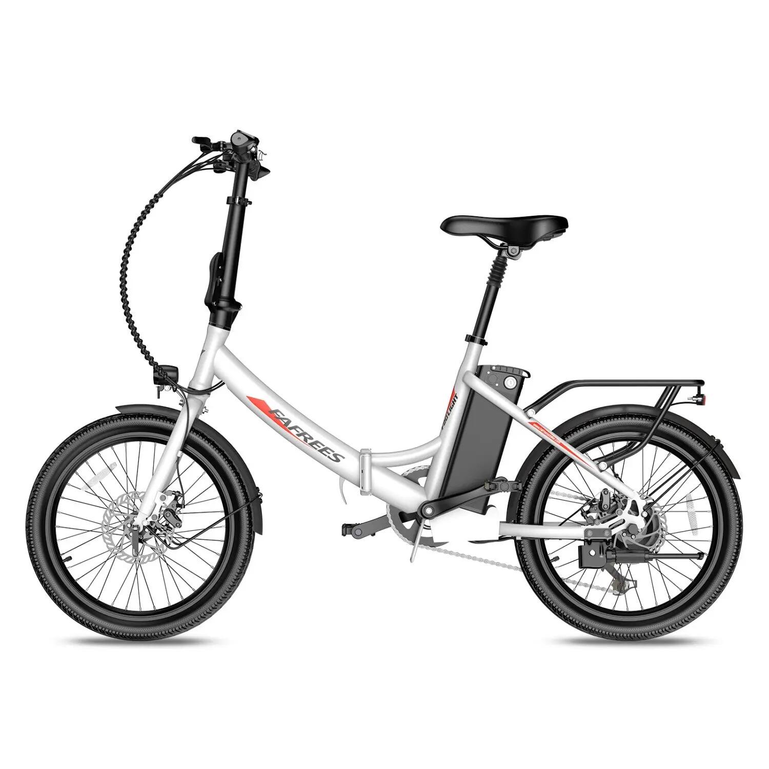Bicicleta Eléctrica FAFREES F20 LIGHT 250W 36V20Ah 20" Blanco 4/5