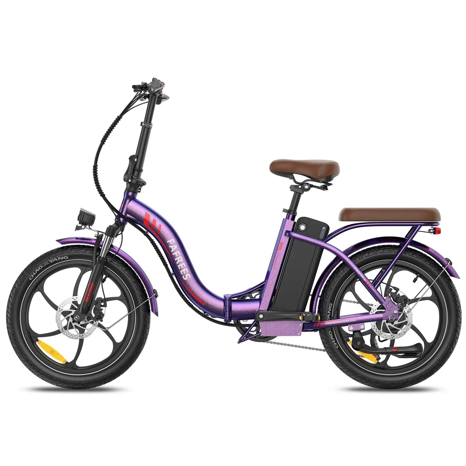 Vélo Électrique FAFREES F20+ Pro 250W 36V25Ah 20" Violet Rose 4/5