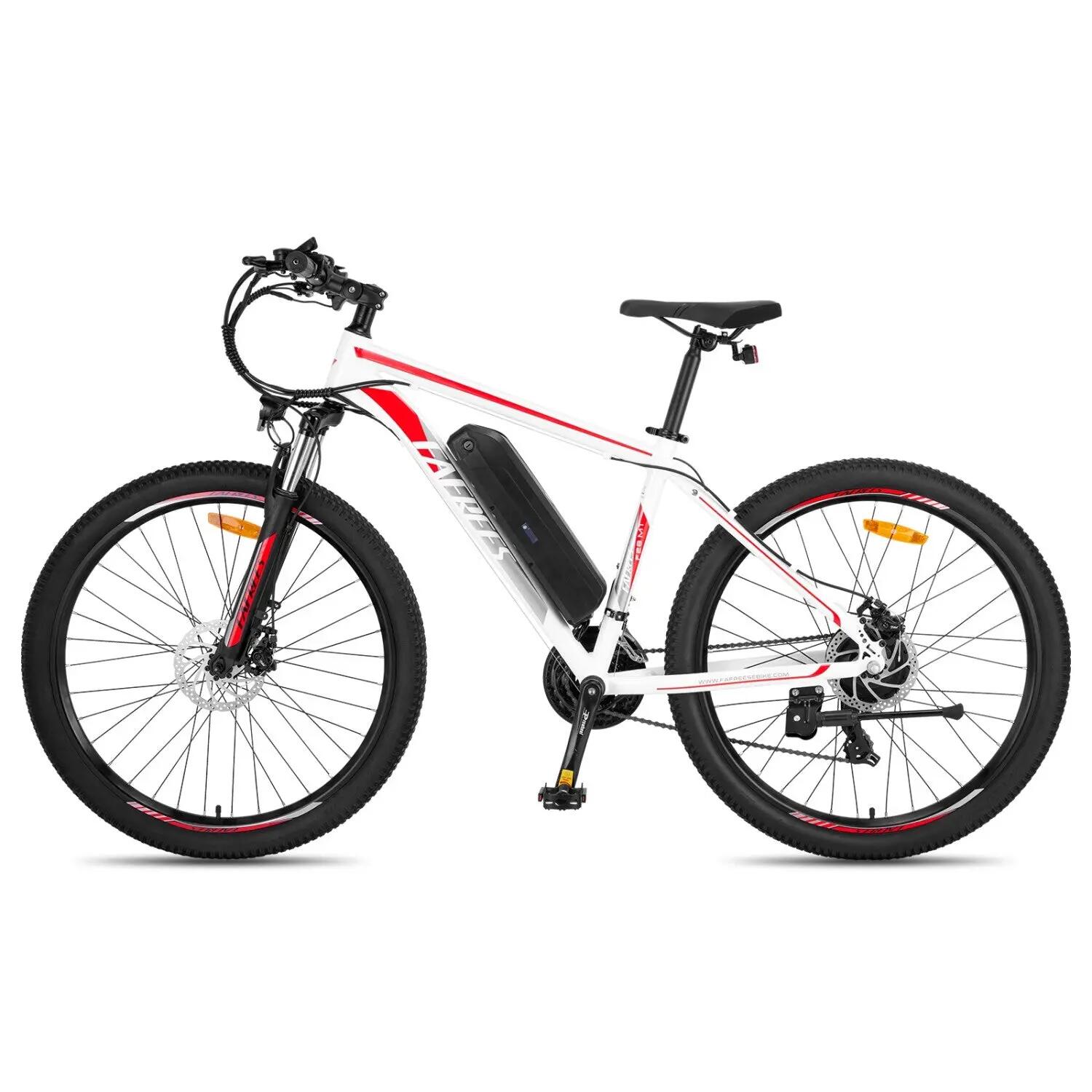 Bicicletta Elettrica FAFREES F28 MT 250W 36V15Ah 27,5" Bianco-Rosso 4/5
