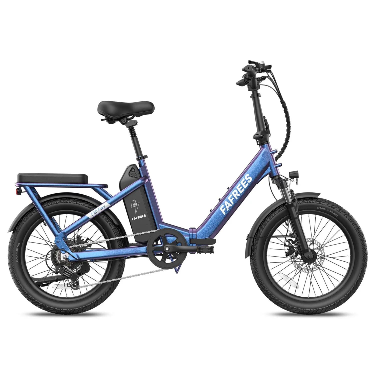 FAFREES F20 Flex vélo électrique pliant 250W 36V25Ah 95KM Bleu Violet 3/5