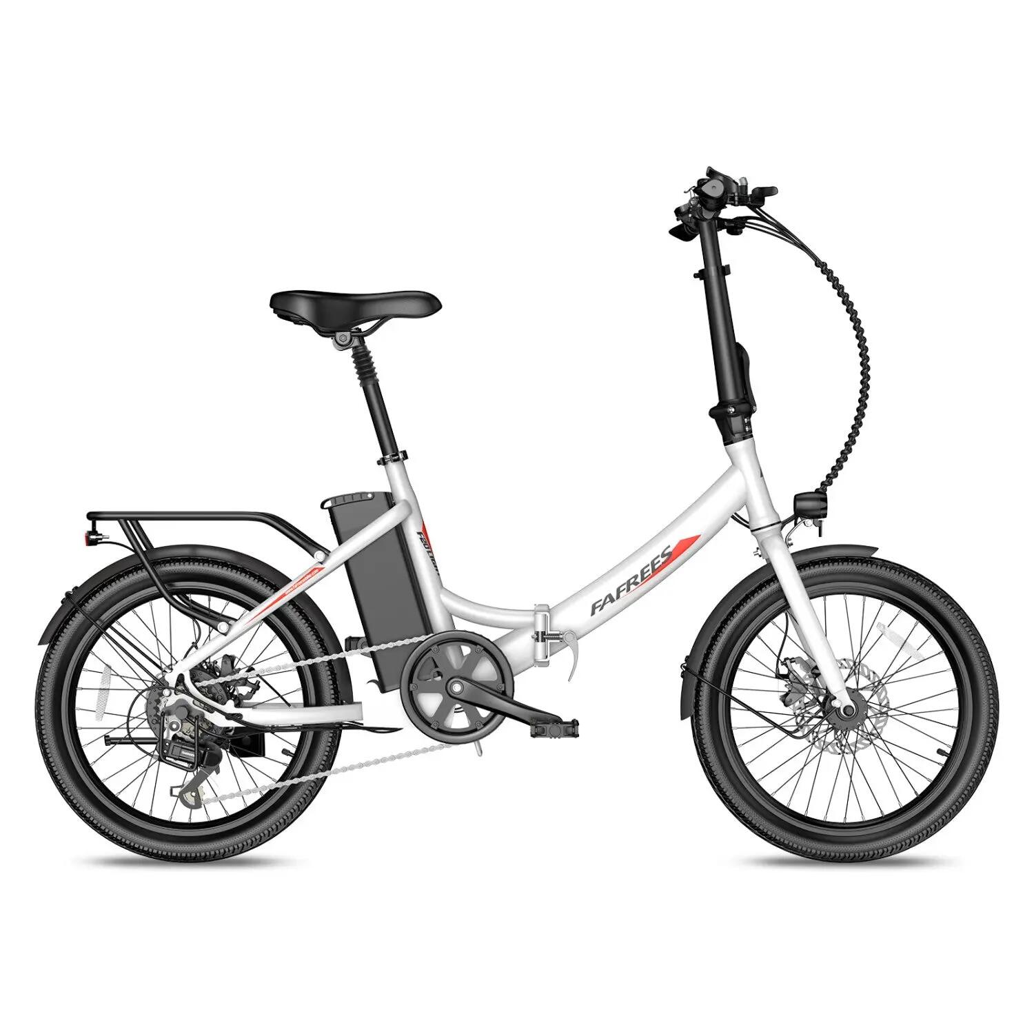 Bicicleta Eléctrica FAFREES F20 LIGHT 250W 36V20Ah 20" Blanco 3/5