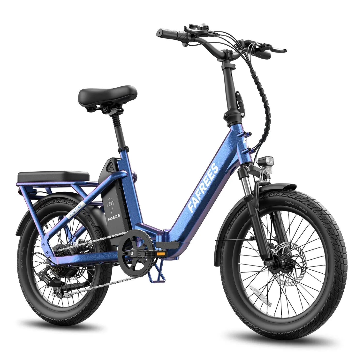 FAFREES F20 Flex vélo électrique pliant 250W 36V25Ah 95KM Bleu Violet 2/5