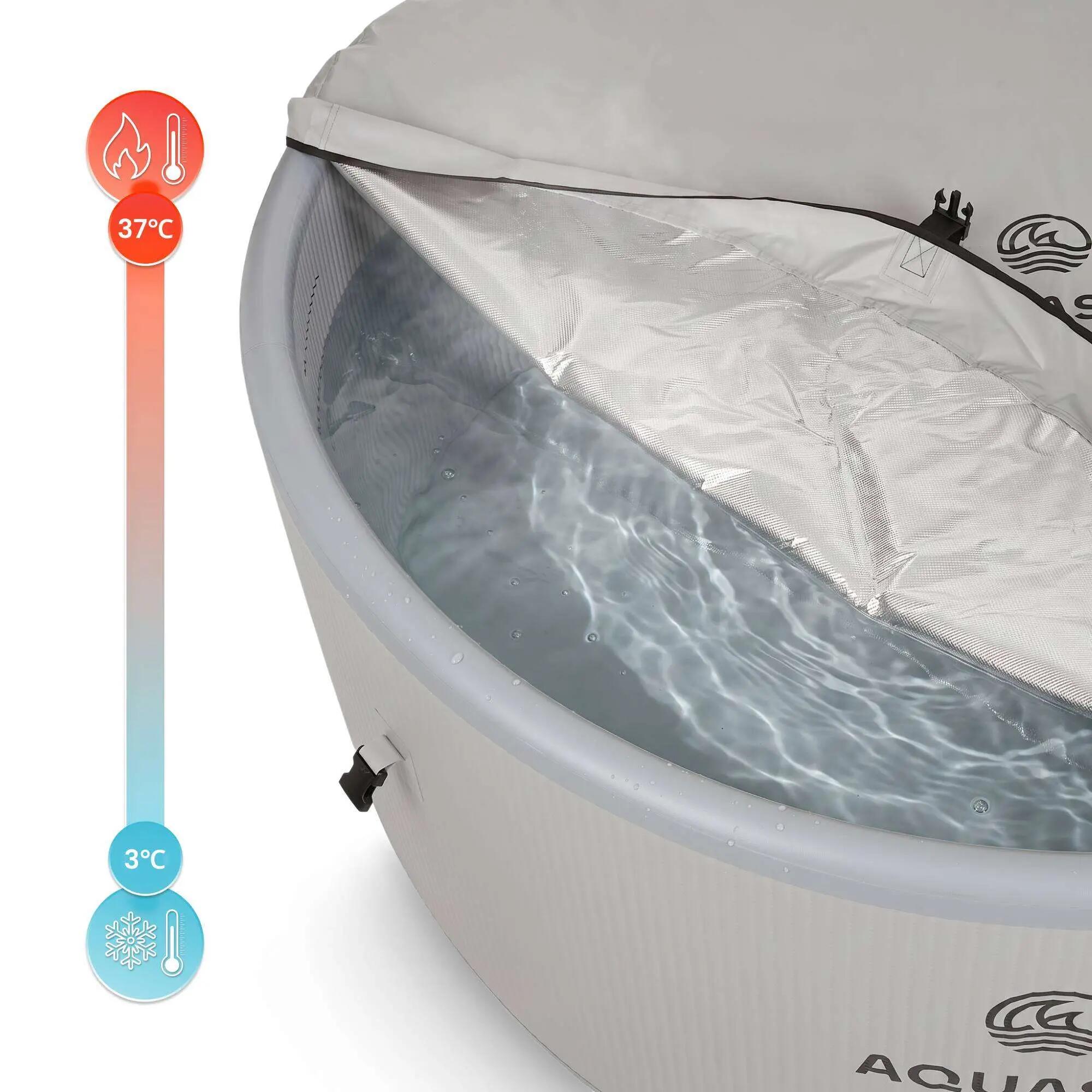 Piscine gonflable AQUASTIC ONSEN drop stitch 700 l 150 5/13
