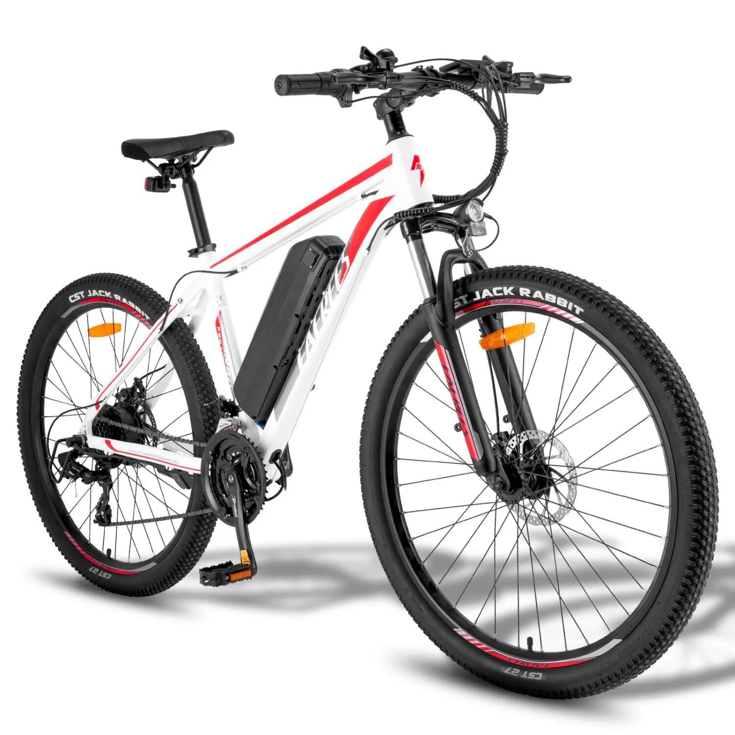 Bicicletta Elettrica FAFREES F28 MT 250W 36V15Ah 27,5" Bianco-Rosso 2/5