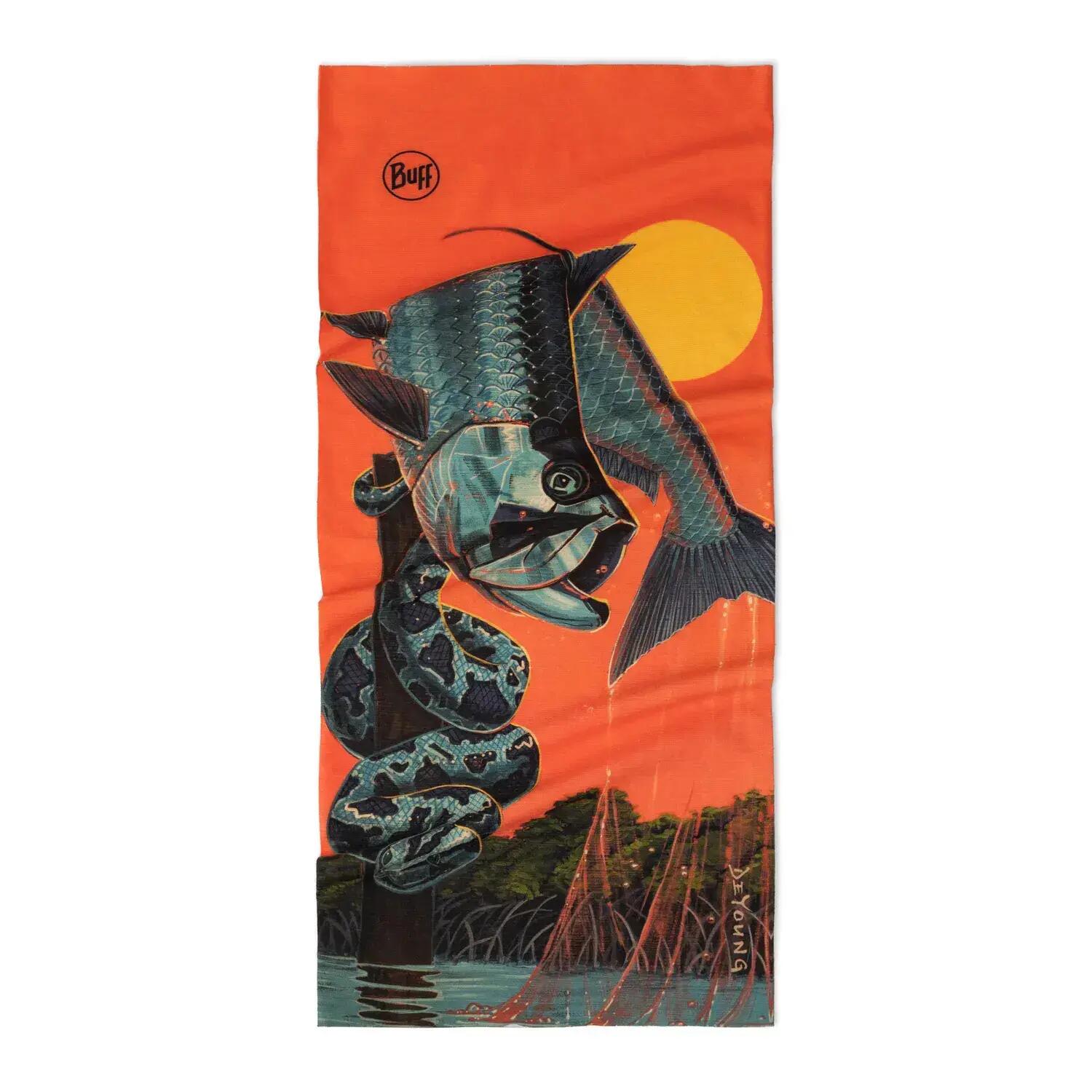 Foulard Buff Angler Coolnet Uv® Derek King Python 2/3