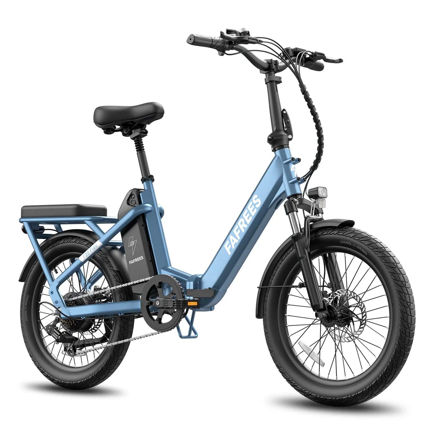 FAFREES F20 Flex vélo électrique pliant 250W 36V25Ah 95KM Gris Bleu 3/5