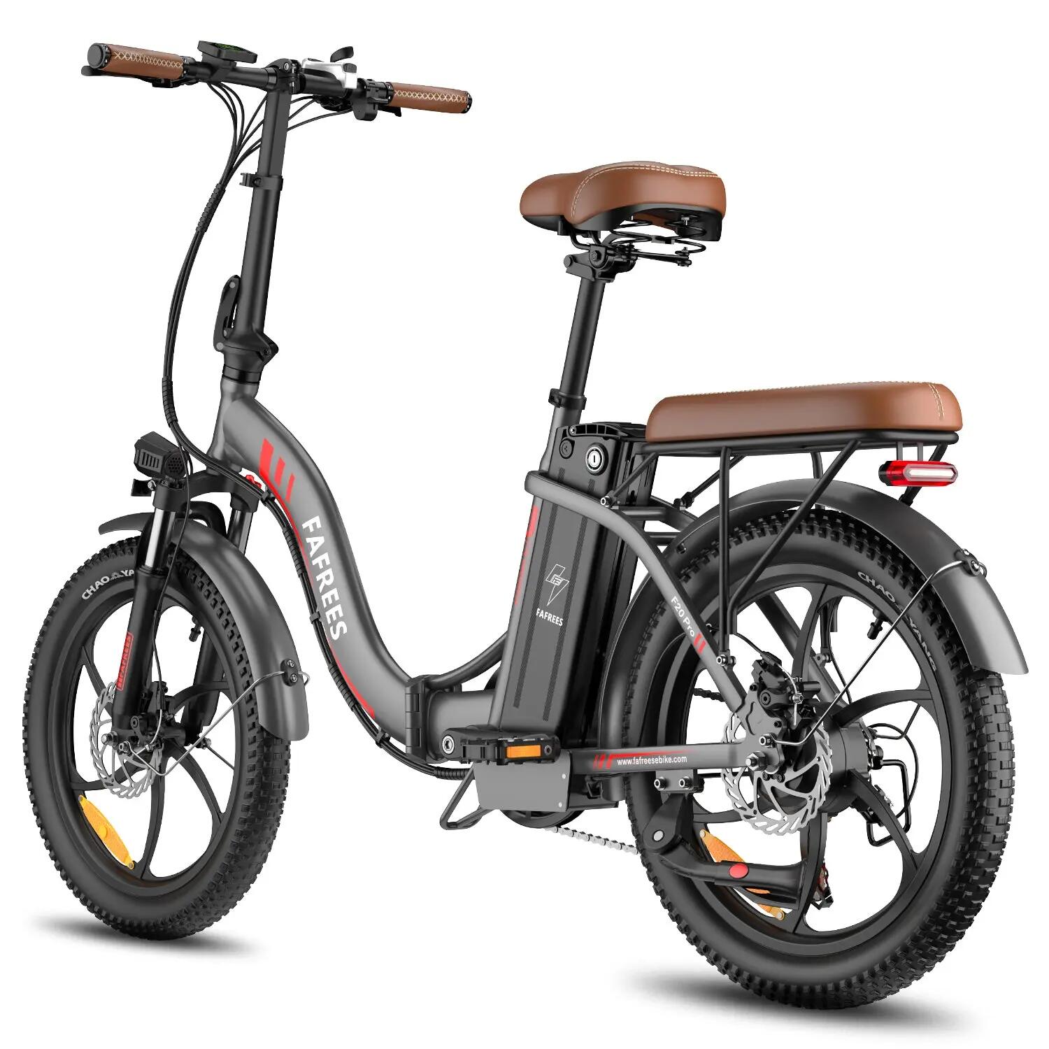 Elektrische Fiets FAFREES F20 Pro 250W 36V20Ah 20" Grijs 3/5
