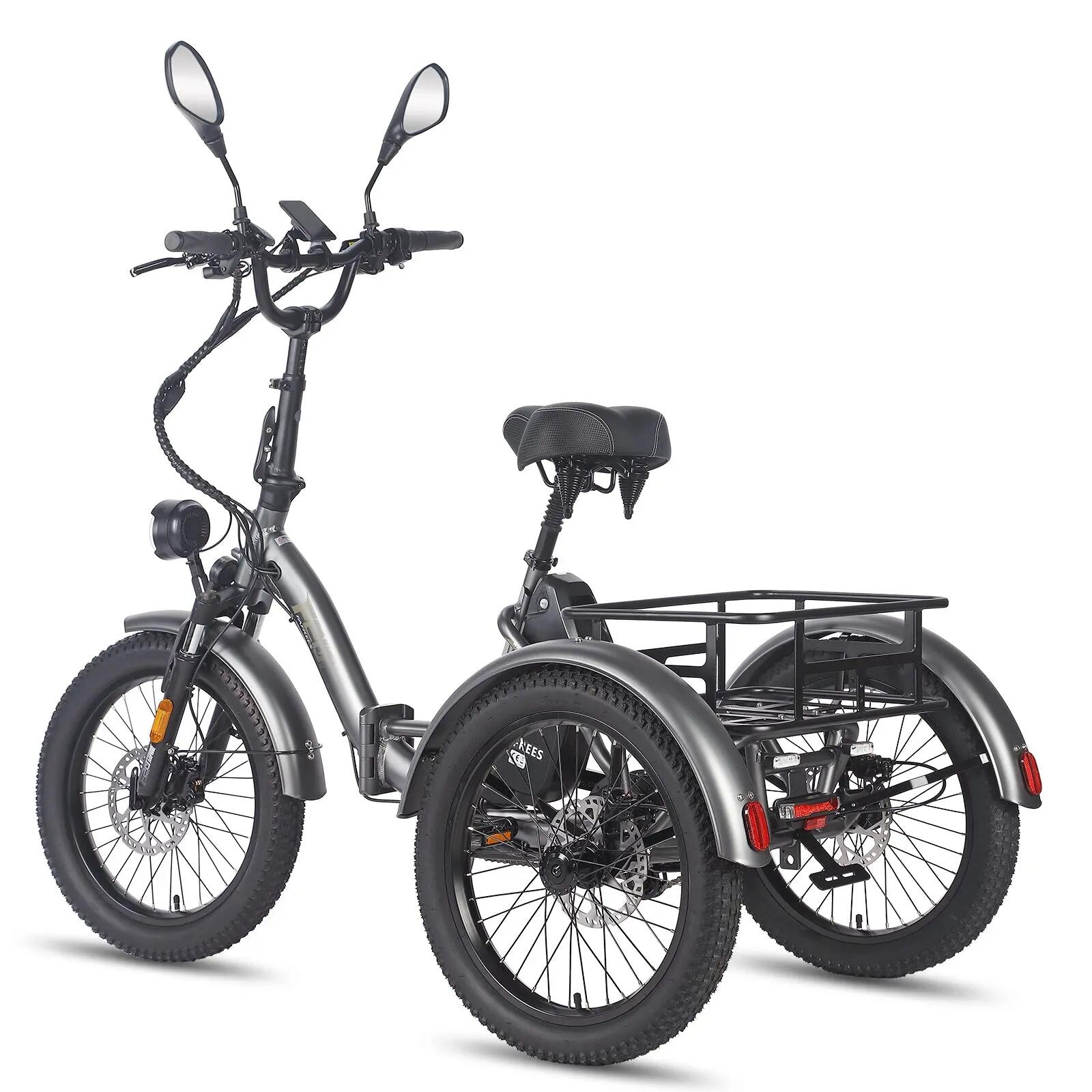 FAFREES F20 Mate Triporteur Électrique - Moteur 500W Batterie 48V21AH Freins 5/5