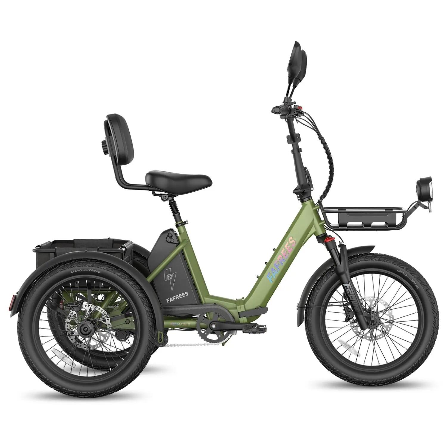 FAFREES F20 Mate II Bicicletas eléctricas 250W 48V21AH 20" Verde militar 5/5