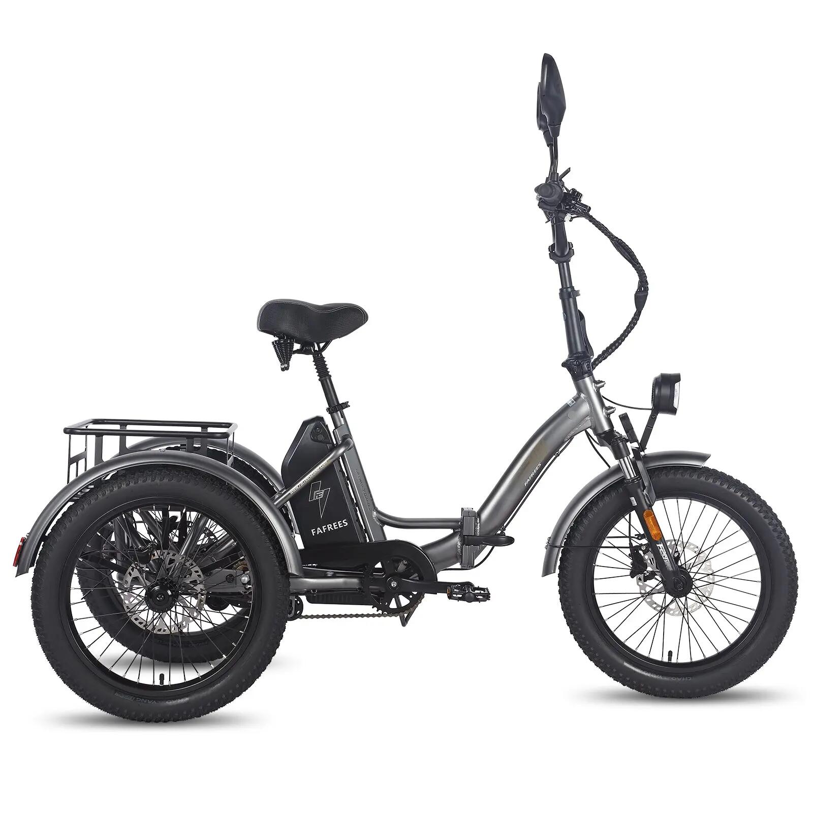 FAFREES F20 Mate Triporteur Électrique - Moteur 500W Batterie 48V21AH Freins 4/5