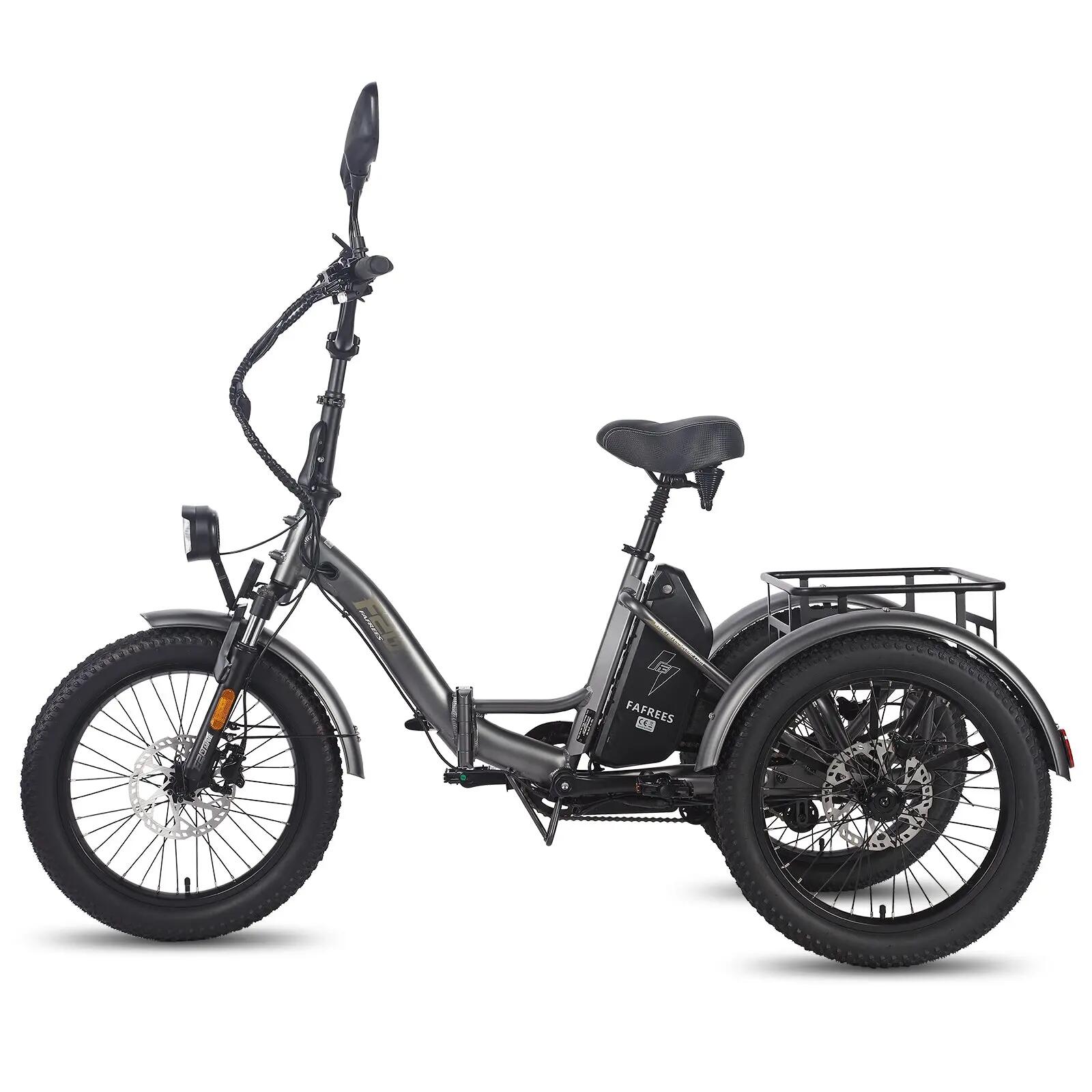 FAFREES F20 Mate Triporteur Électrique - Moteur 500W Batterie 48V21AH Freins 3/5