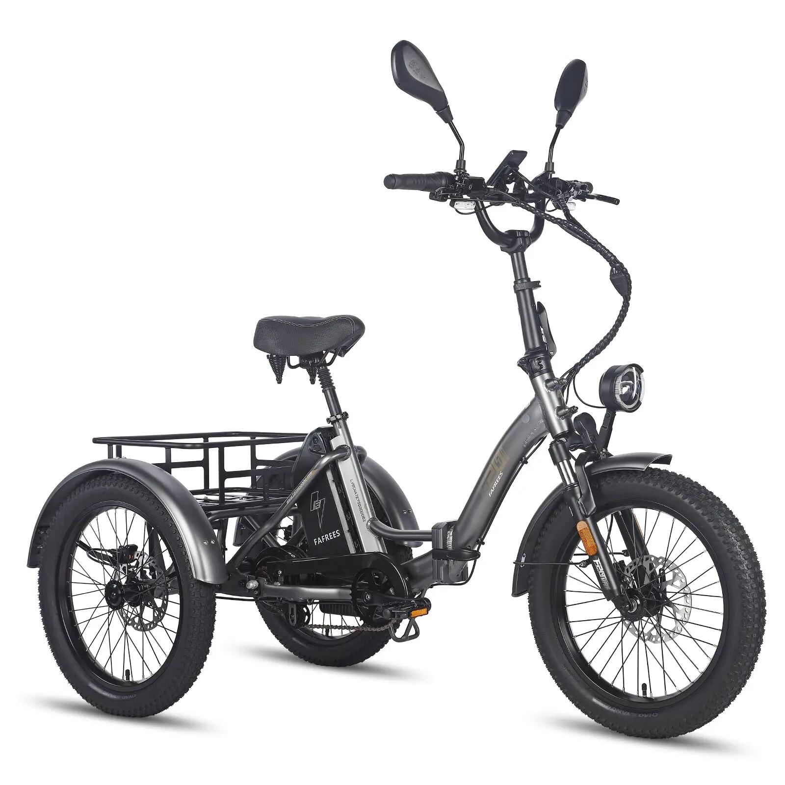 FAFREES F20 Mate Triporteur Électrique - Moteur 500W Batterie 48V21AH Freins 2/5