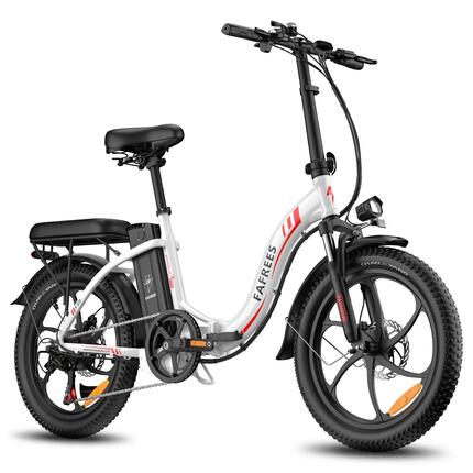 FAFREES F20 Vélo Électrique 250W 36V18Ah 20" Blanc