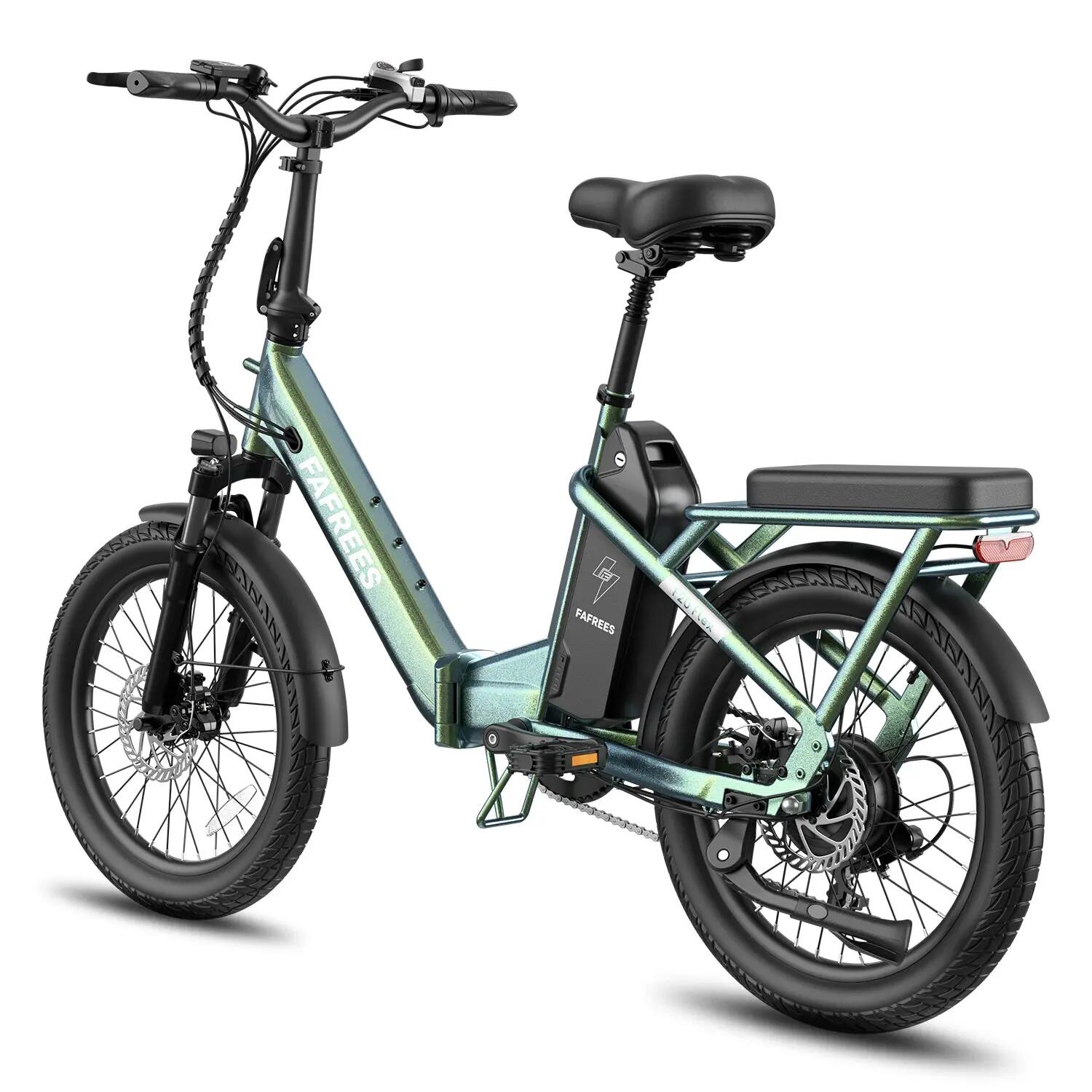 FAFREES F20 Flex E-bike 250W 36V25Ah 95KM Groen Paars 5/5