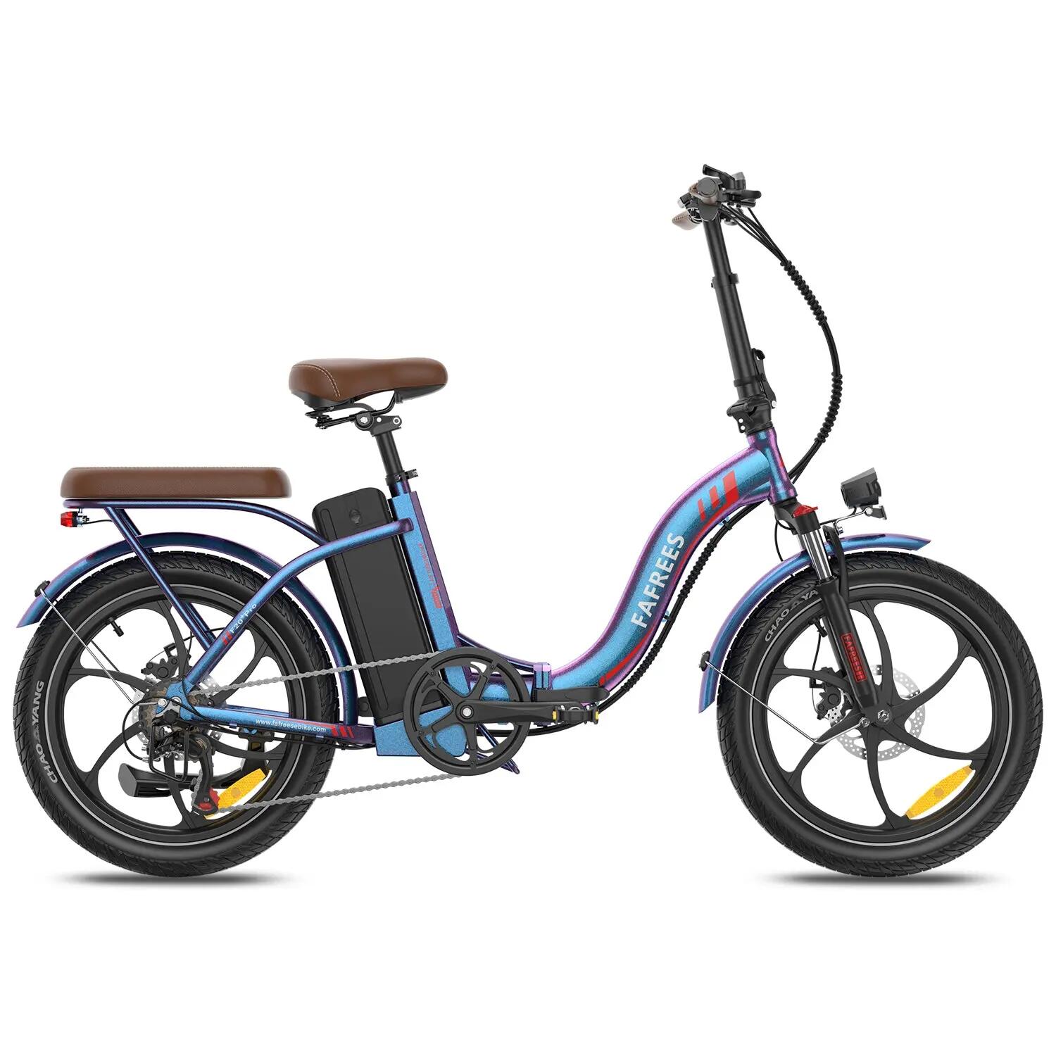 Elektrische Fiets FAFREES F20+ Pro 250W 36V25Ah 20" Aurora Blauw 5/5