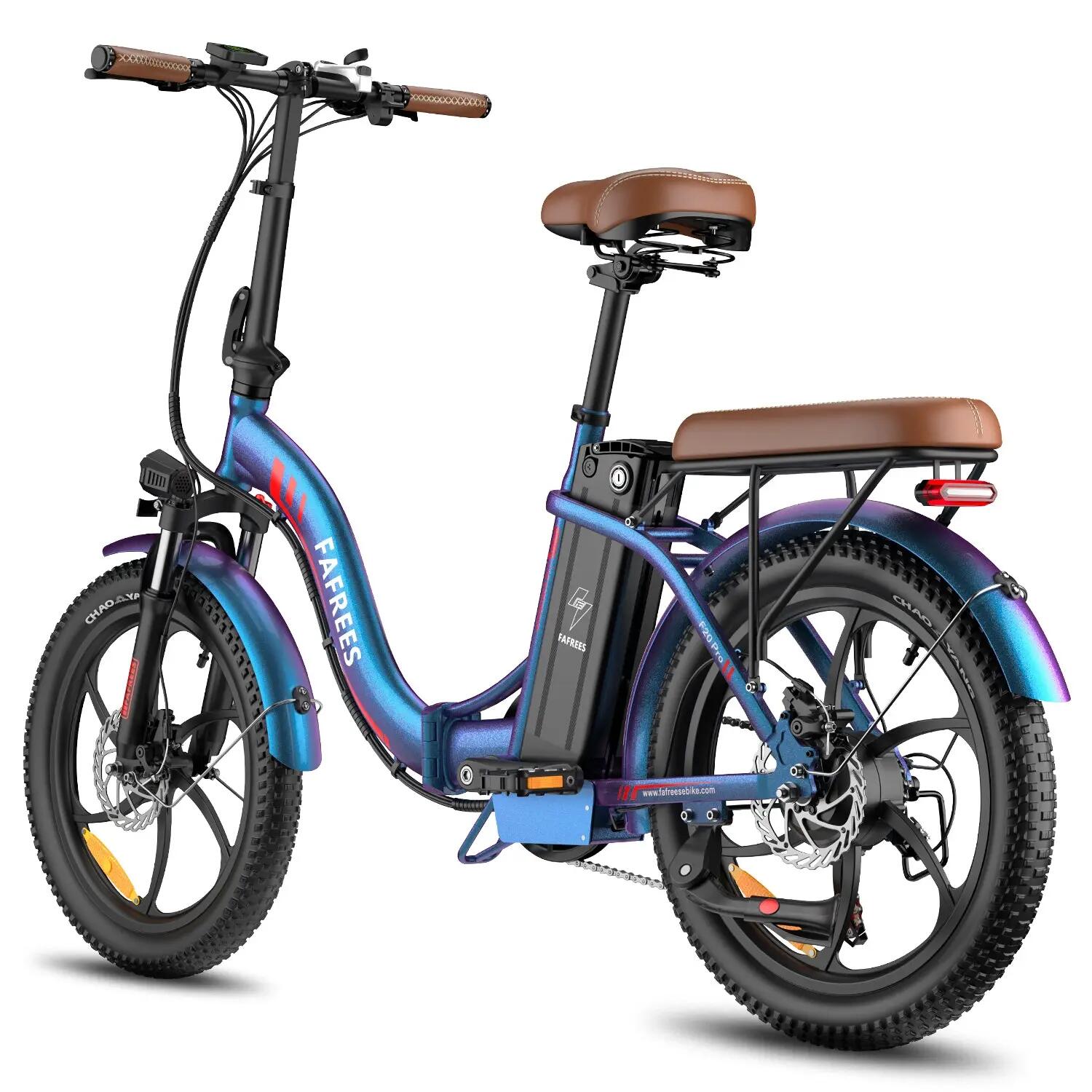 Elektrische Fiets FAFREES F20 Pro 250W 36V20Ah 20" Aurora Blauw 5/5