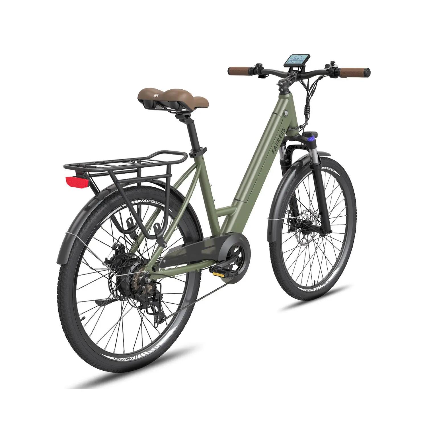 FAFREES F26 PRO E-bike 250W 36V15Ah 26x1.75" Verde 5/5