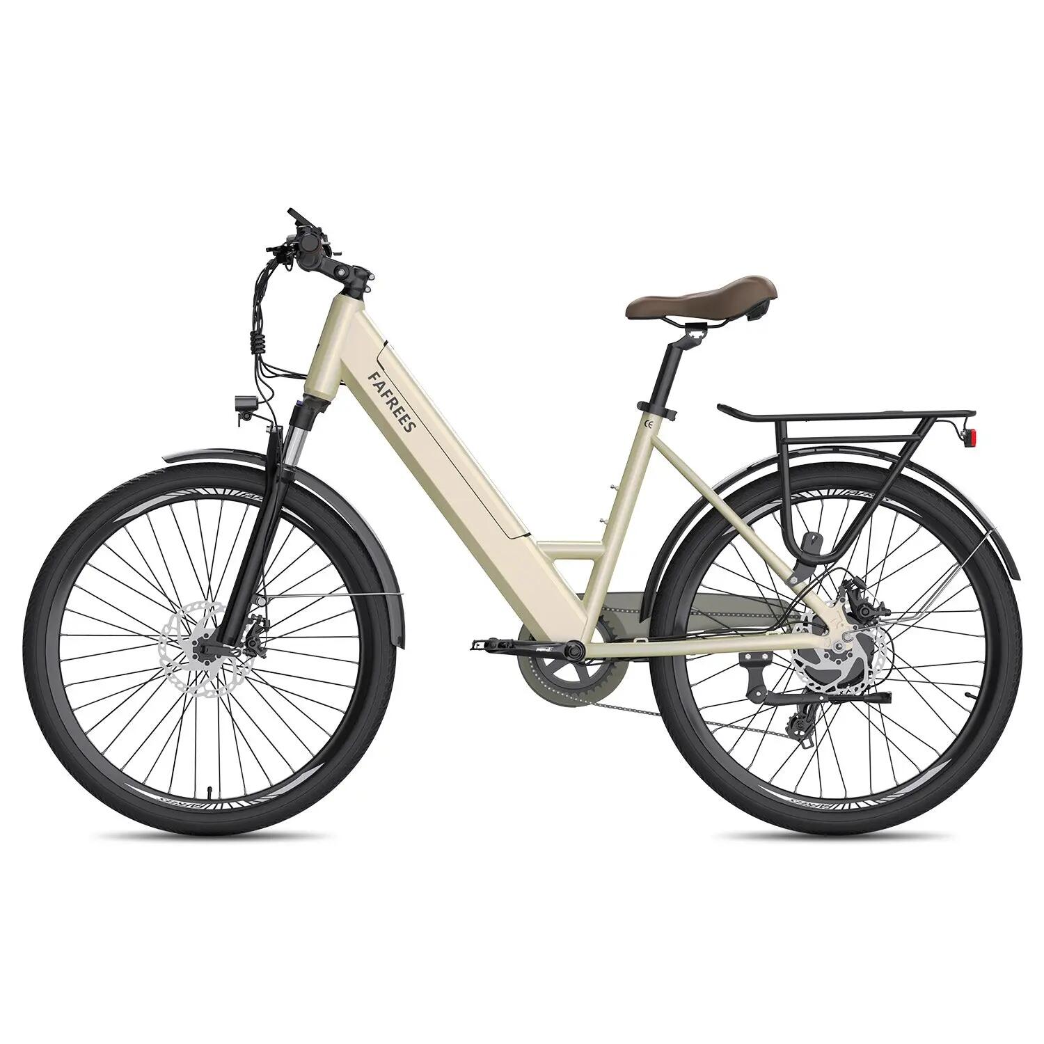 FAFREES F26 PRO Elektrische Fiets 250W 36V15Ah 26*1.75" Goud 3/5