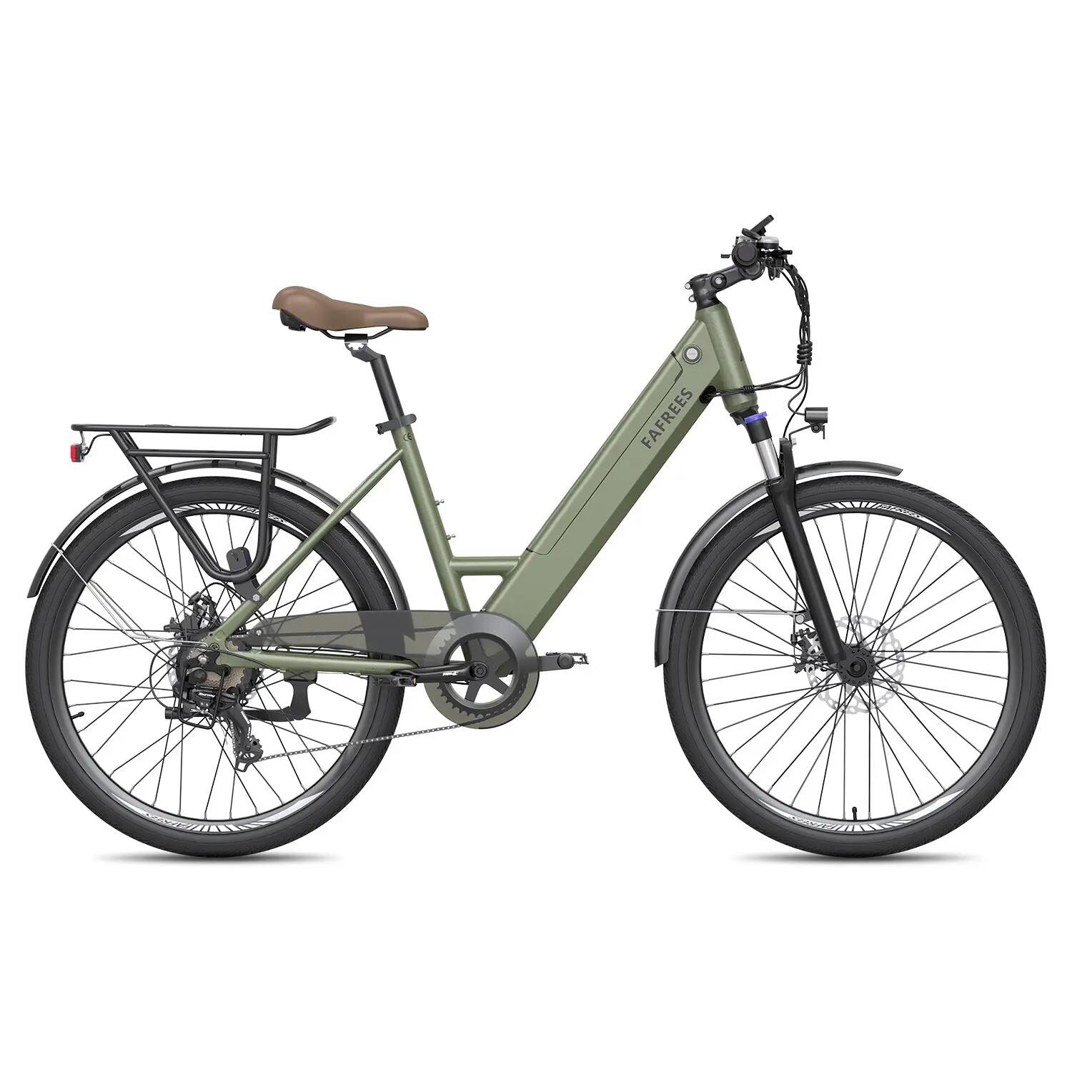 FAFREES F26 PRO E-bike 250W 36V15Ah 26x1.75" Verde 4/5
