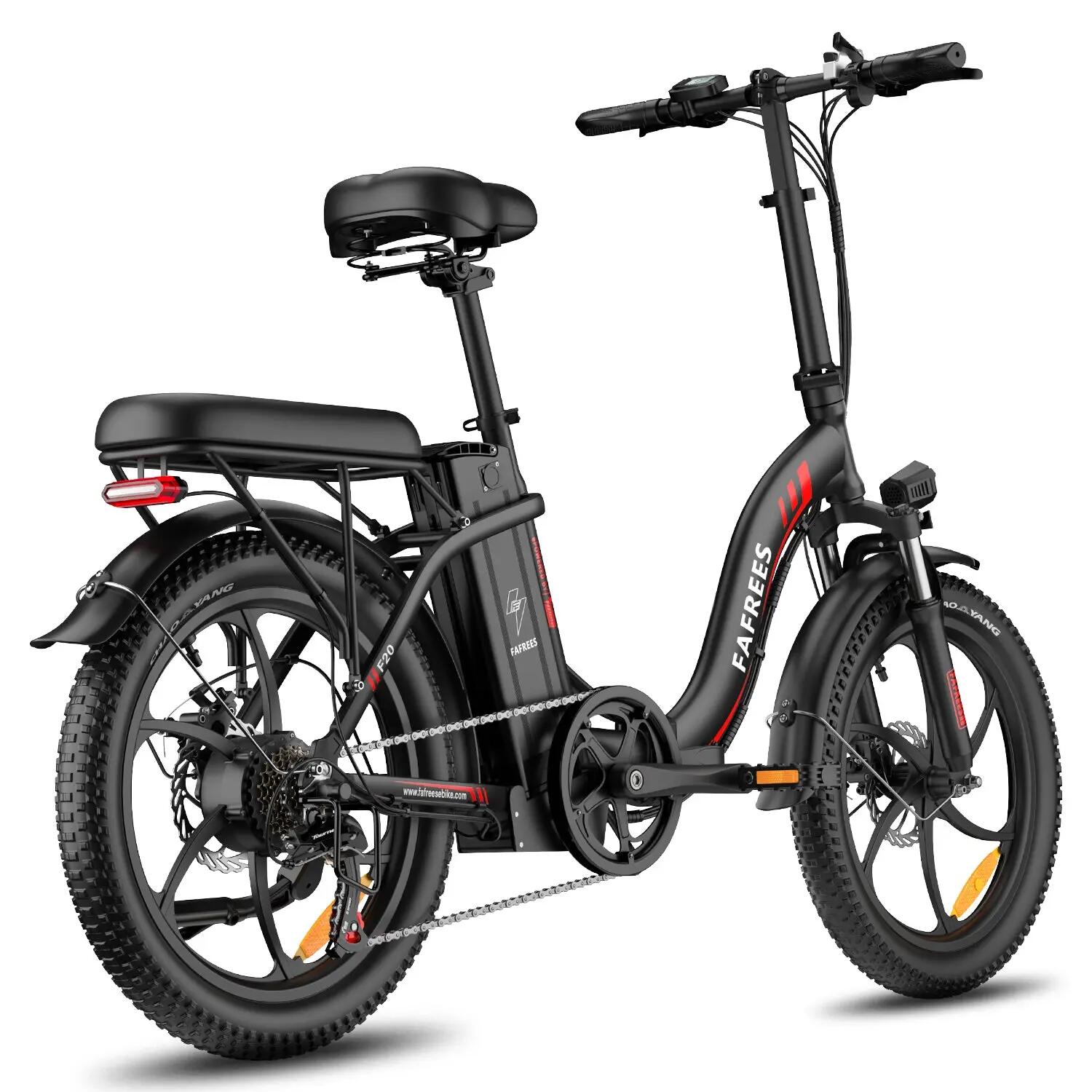 FAFREES F20 Vélo Électrique 250W 36V18Ah 20" Noir 4/5