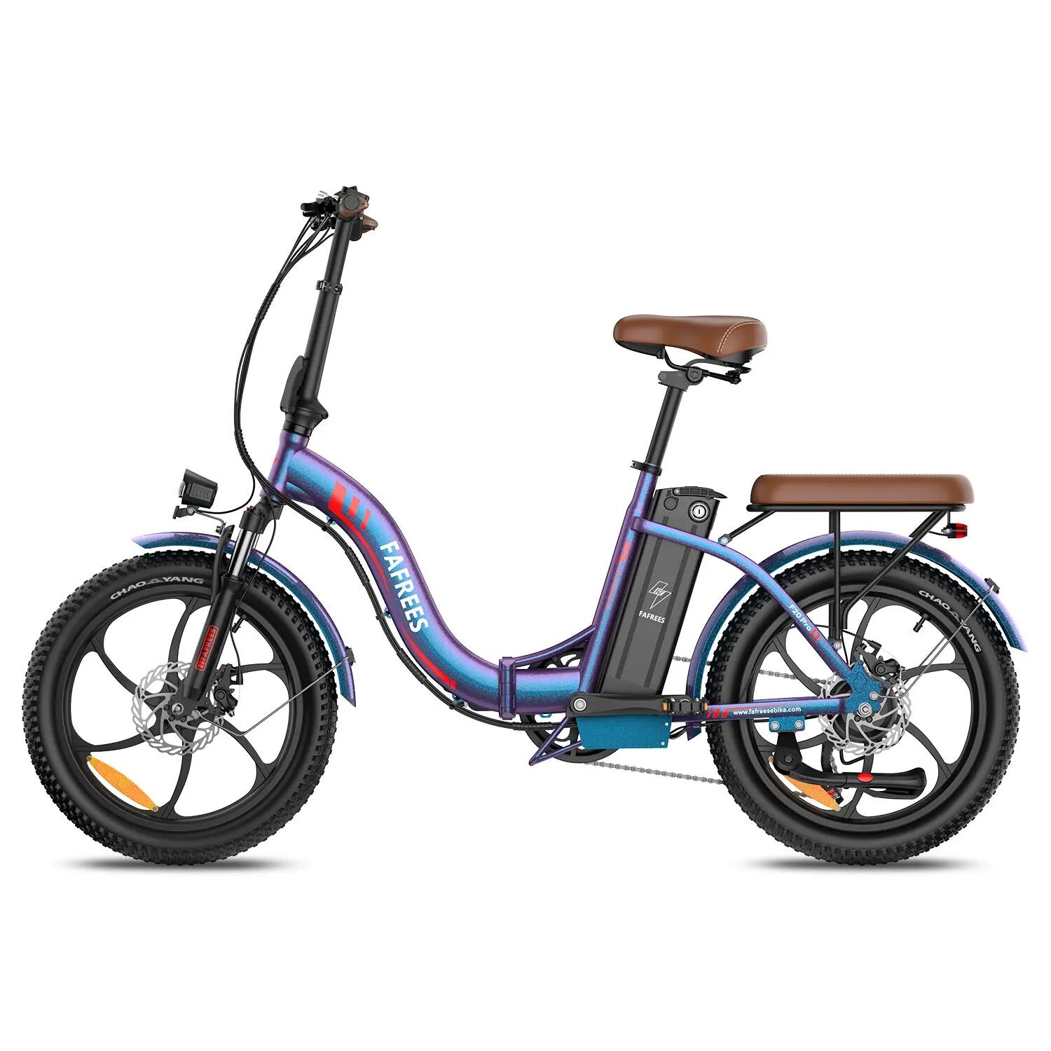 Elektrische Fiets FAFREES F20 Pro 250W 36V20Ah 20" Aurora Blauw 3/5