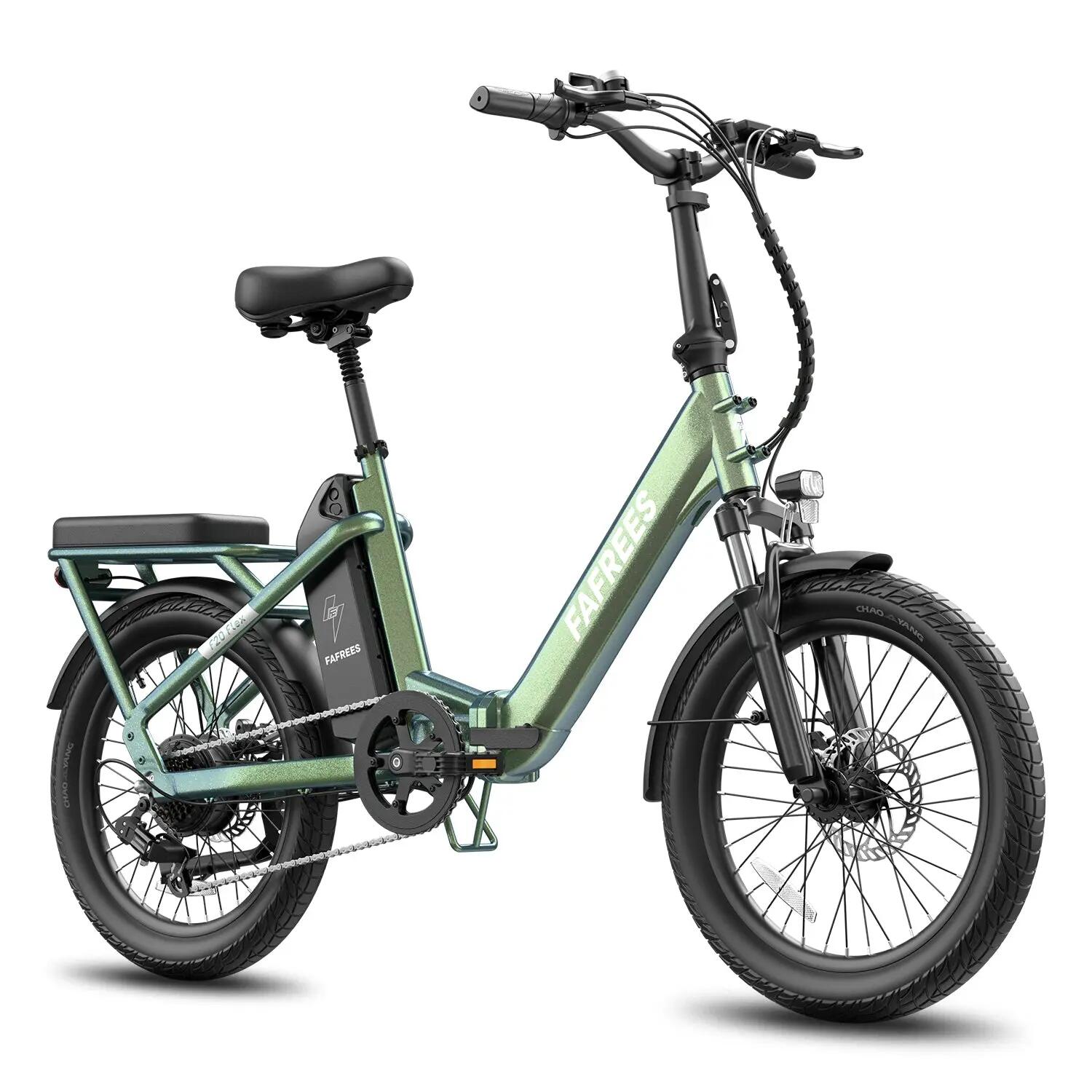 FAFREES F20 Flex E-bike 250W 36V25Ah 95KM Groen Paars 3/5