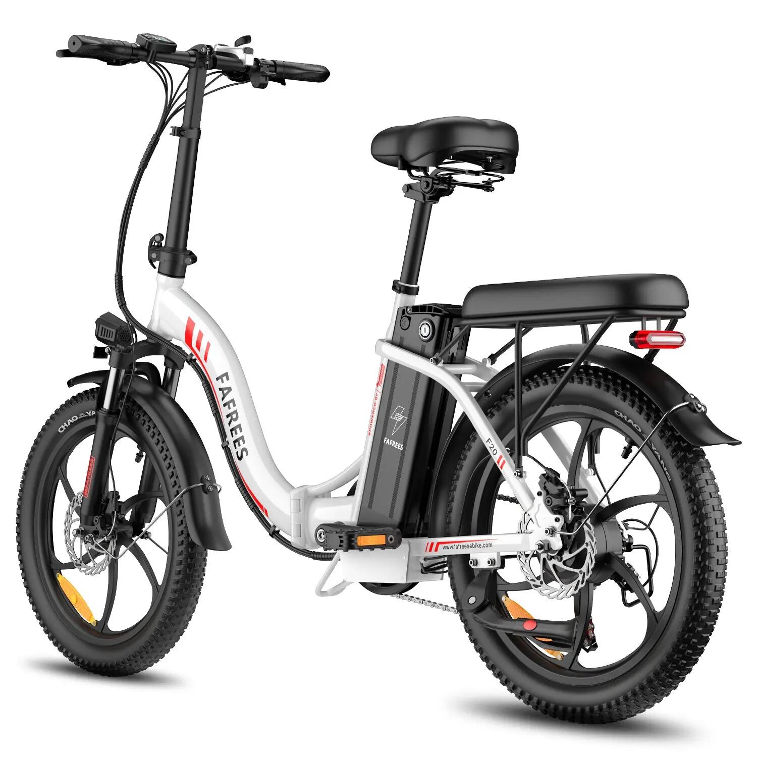 FAFREES F20 Vélo Électrique 250W 36V18Ah 20" Blanc 3/5