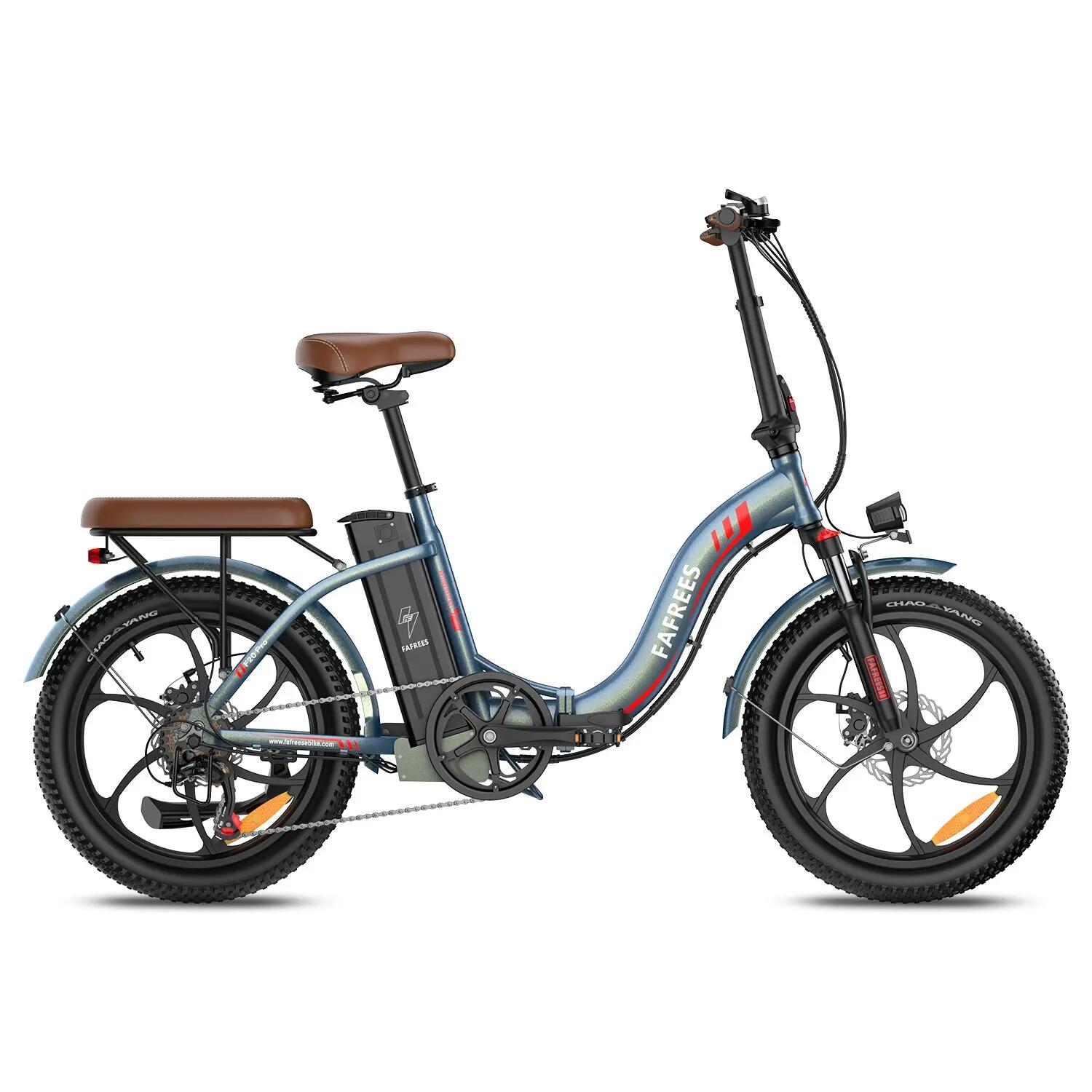 Bicicletta Elettrica FAFREES F20 Pro 250W 36V20Ah Da 20" Verde Abbagliante 3/5