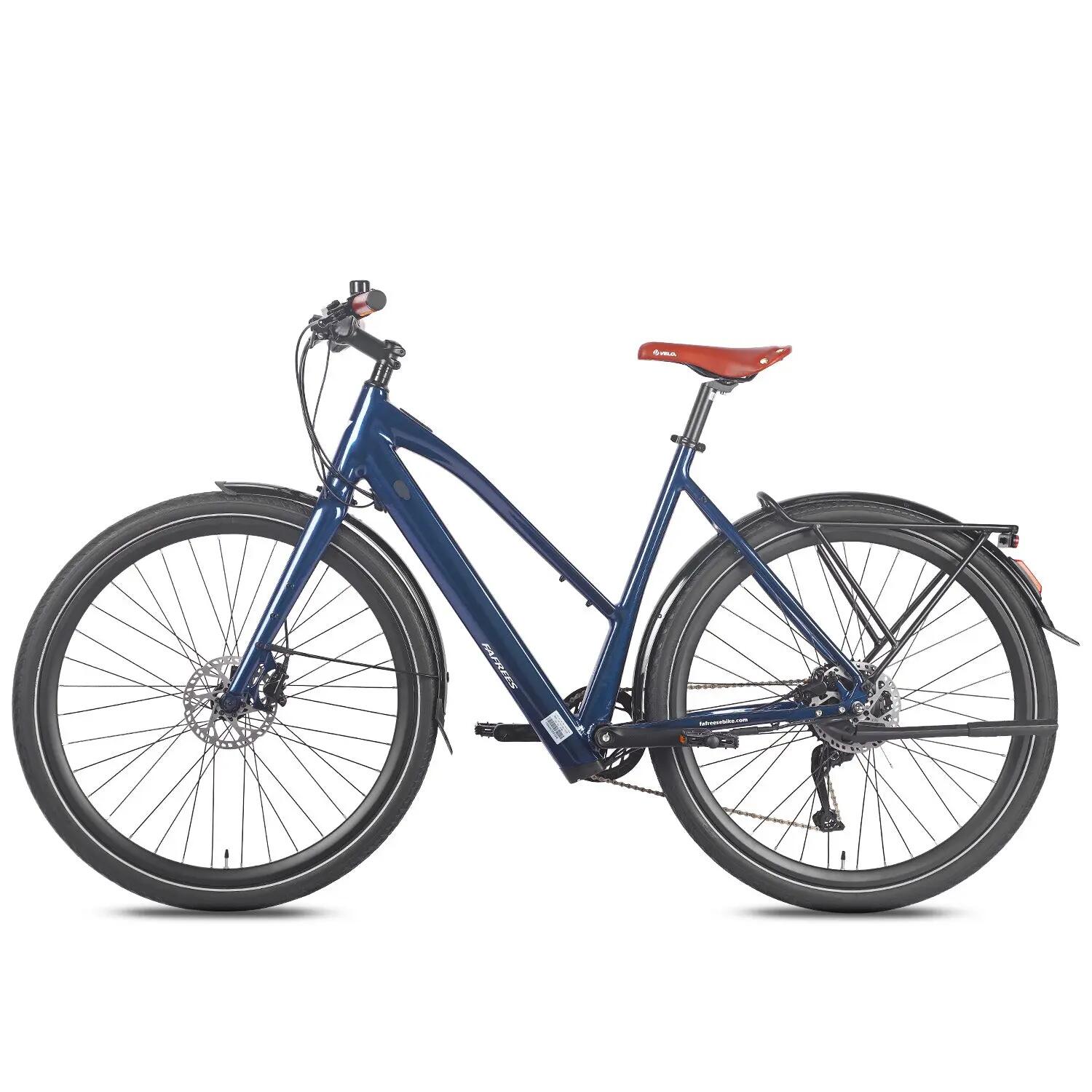 FAFREES F700W Vélo Électrique 250W 36V10AH Bleu 3/5