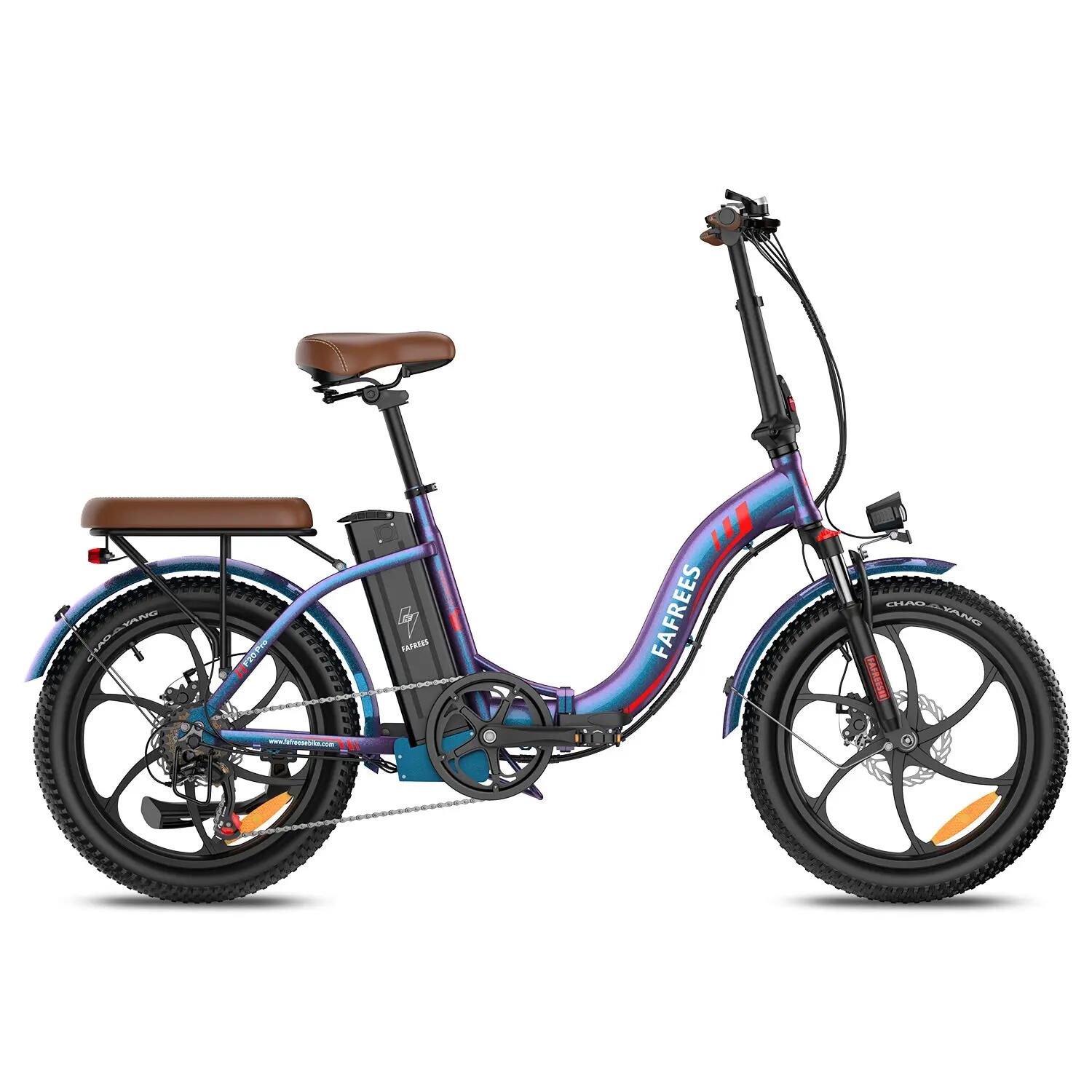 Elektrische Fiets FAFREES F20 Pro 250W 36V20Ah 20" Aurora Blauw 2/5