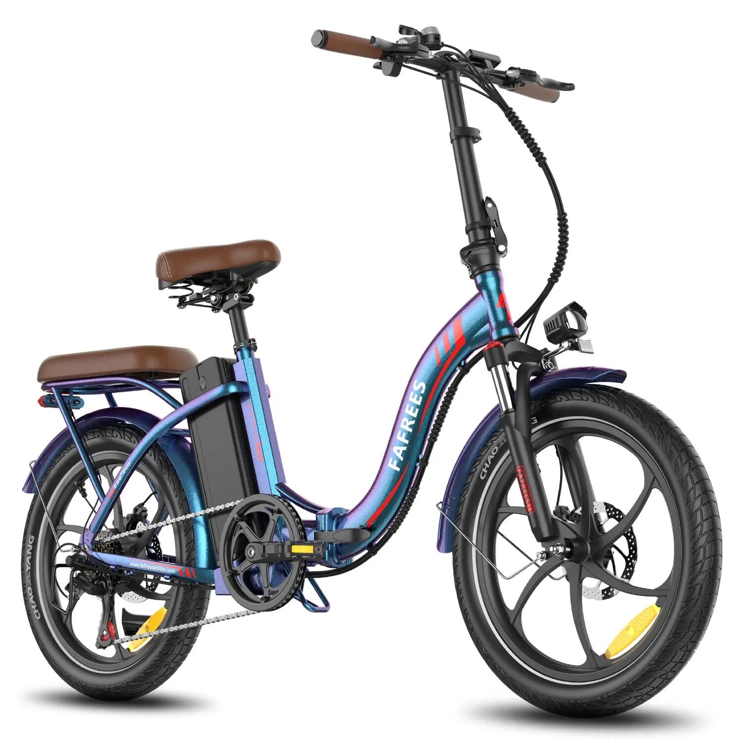 Elektrische Fiets FAFREES F20+ Pro 250W 36V25Ah 20" Aurora Blauw 2/5