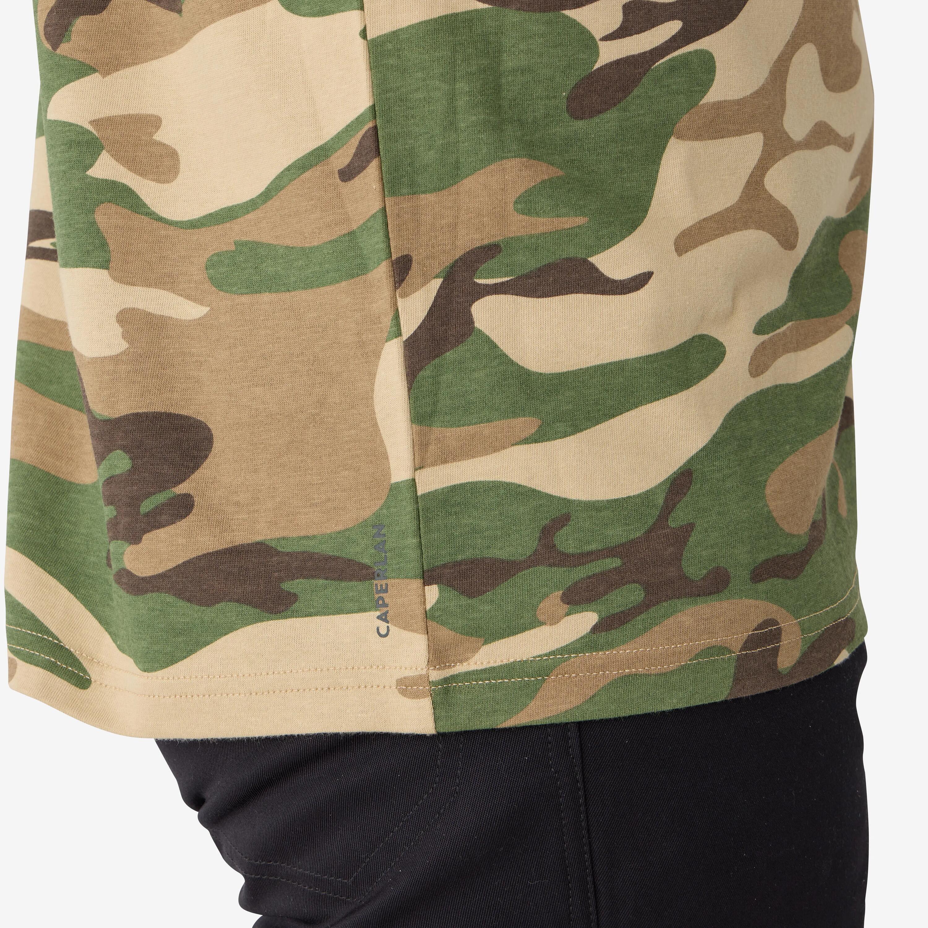 Segunda Vida - T-SHIRT RESISTENTE DE CAÇA 100 CAMUFLADO - Excelente 4/5
