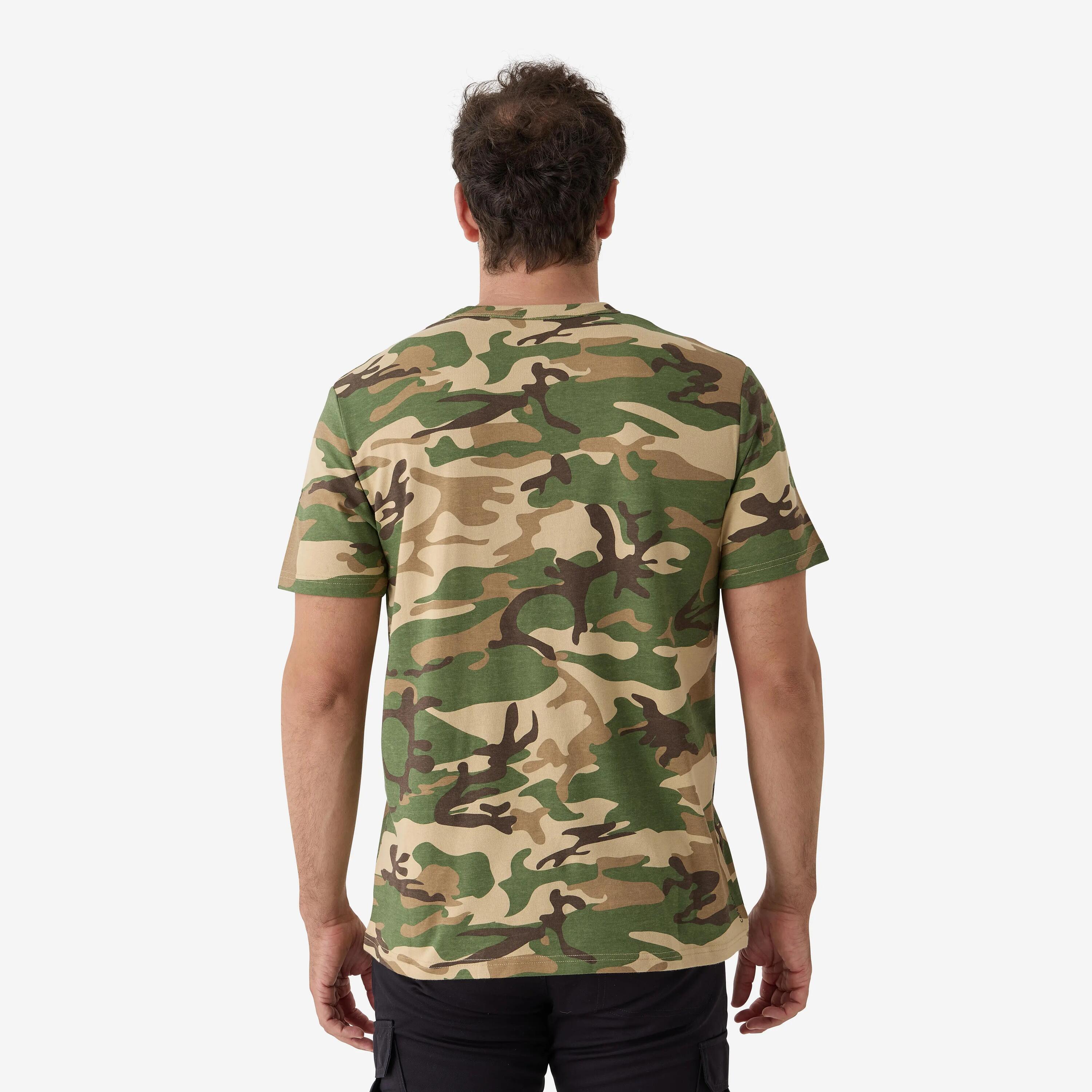 Segunda Vida - T-SHIRT RESISTENTE DE CAÇA 100 CAMUFLADO - Excelente 2/5