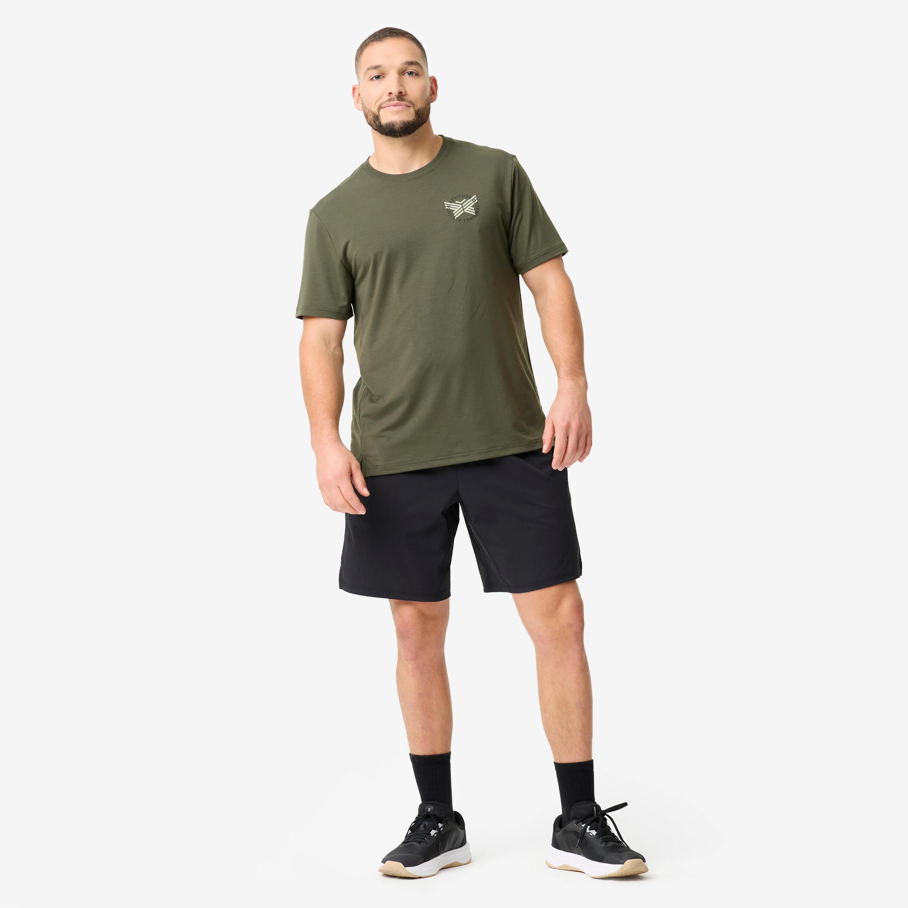 Segunda Vida - Calções compridos de Fitness 23 cm Homem, Preto - Excelente 2/5