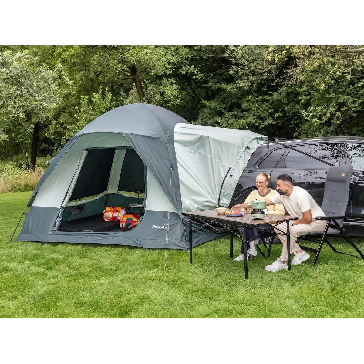 Tenda da campeggio posteriore Pitea SUV Protect - 4 persone - tessuto riciclato 2/15