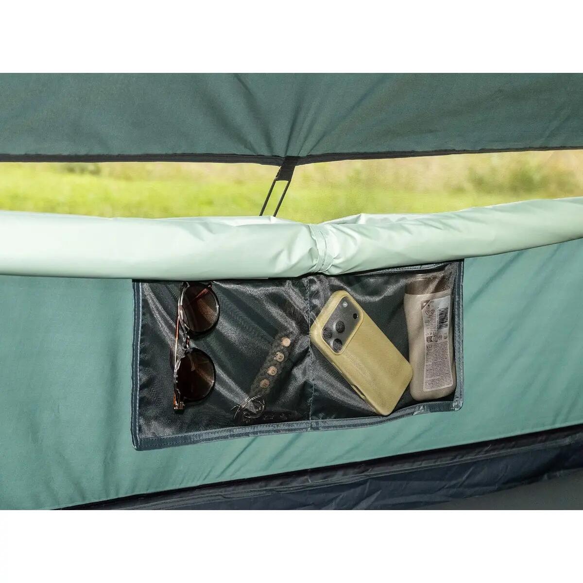 Tenda da campeggio posteriore Pitea SUV Protect - 4 persone - tessuto riciclato 12/15