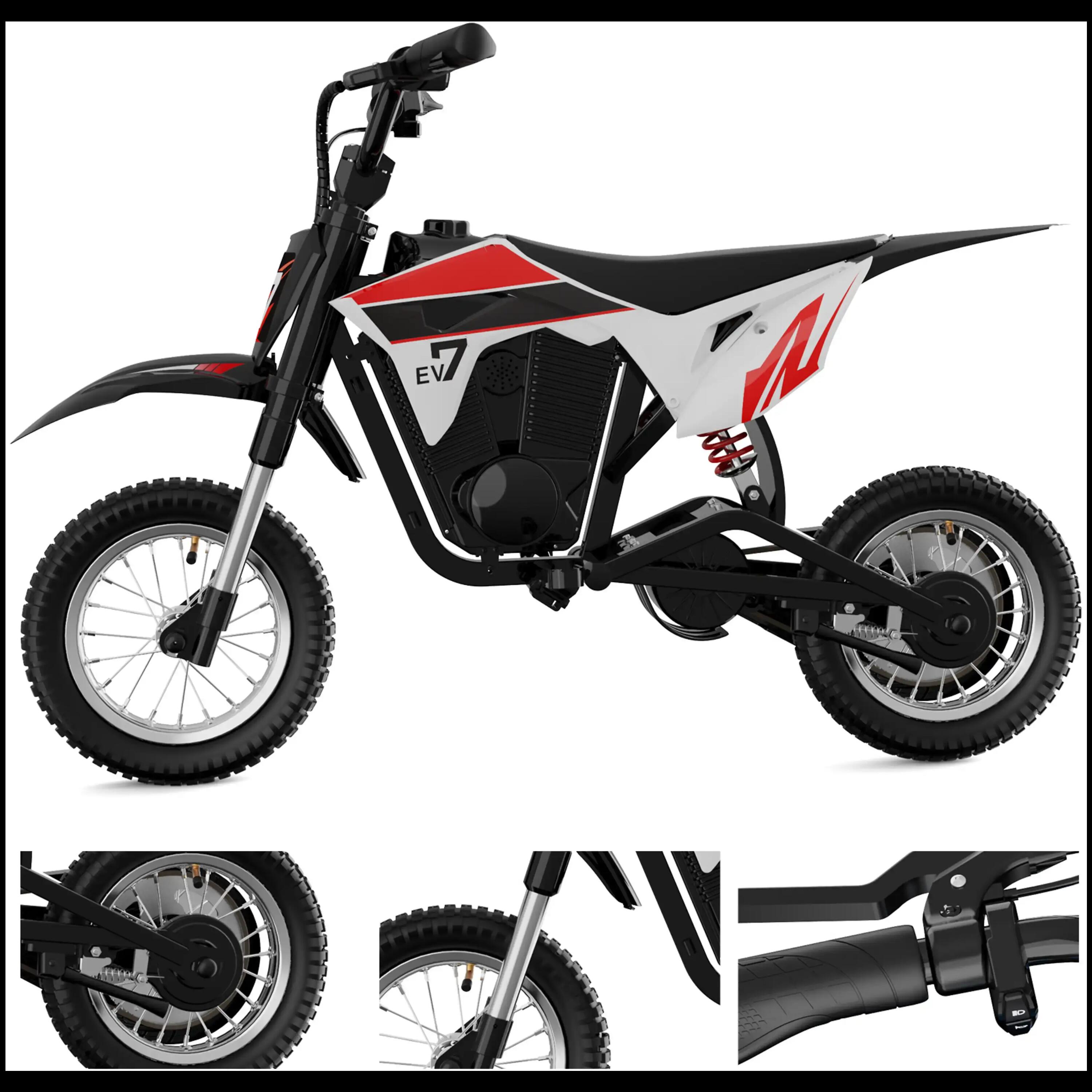 Moto elettrica bambino EV12M PRO-12 pollici-Bluetooth-LED-18km autonomia 7/9