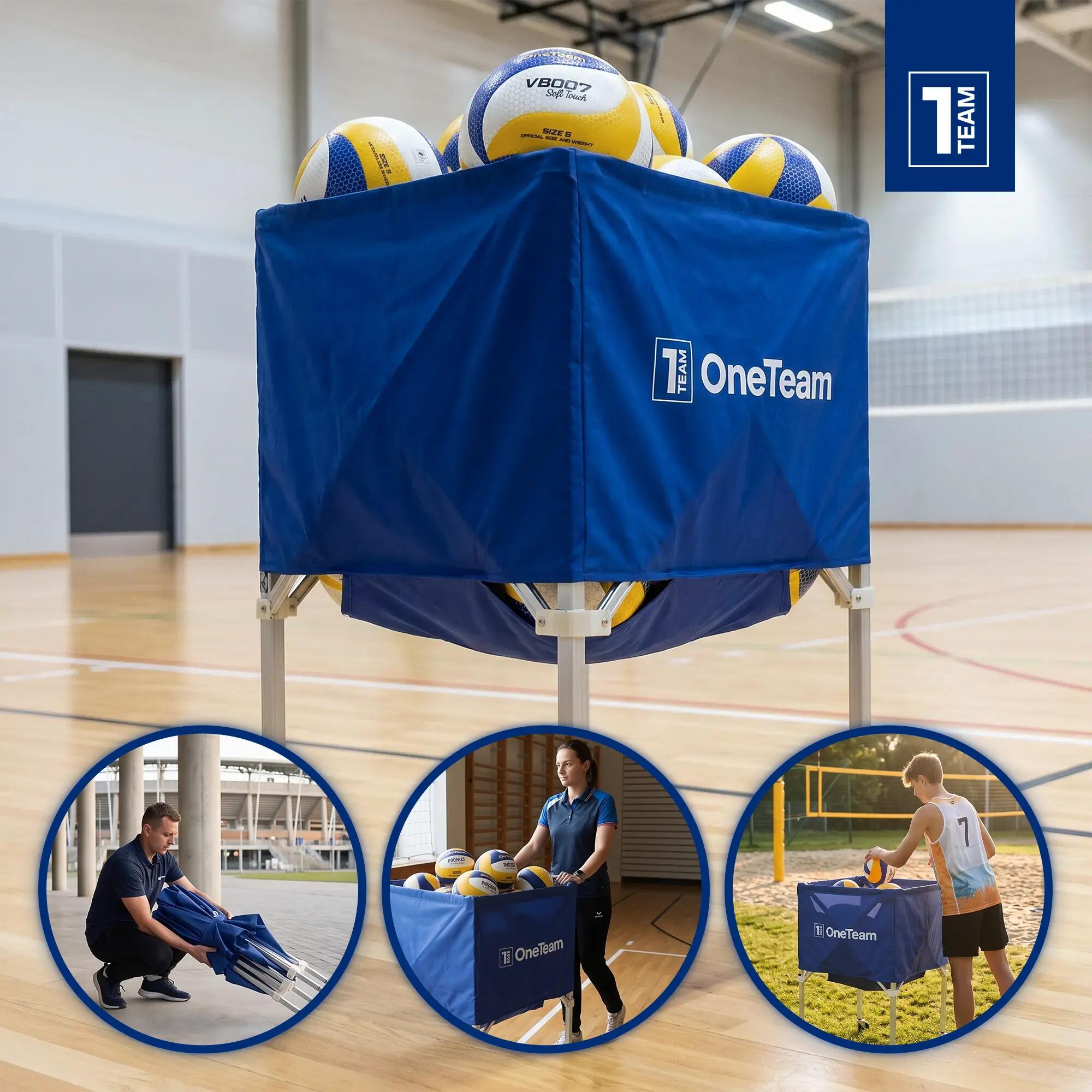 Voetbalwagen voor volleybalballen OneTeam Nest 5/7