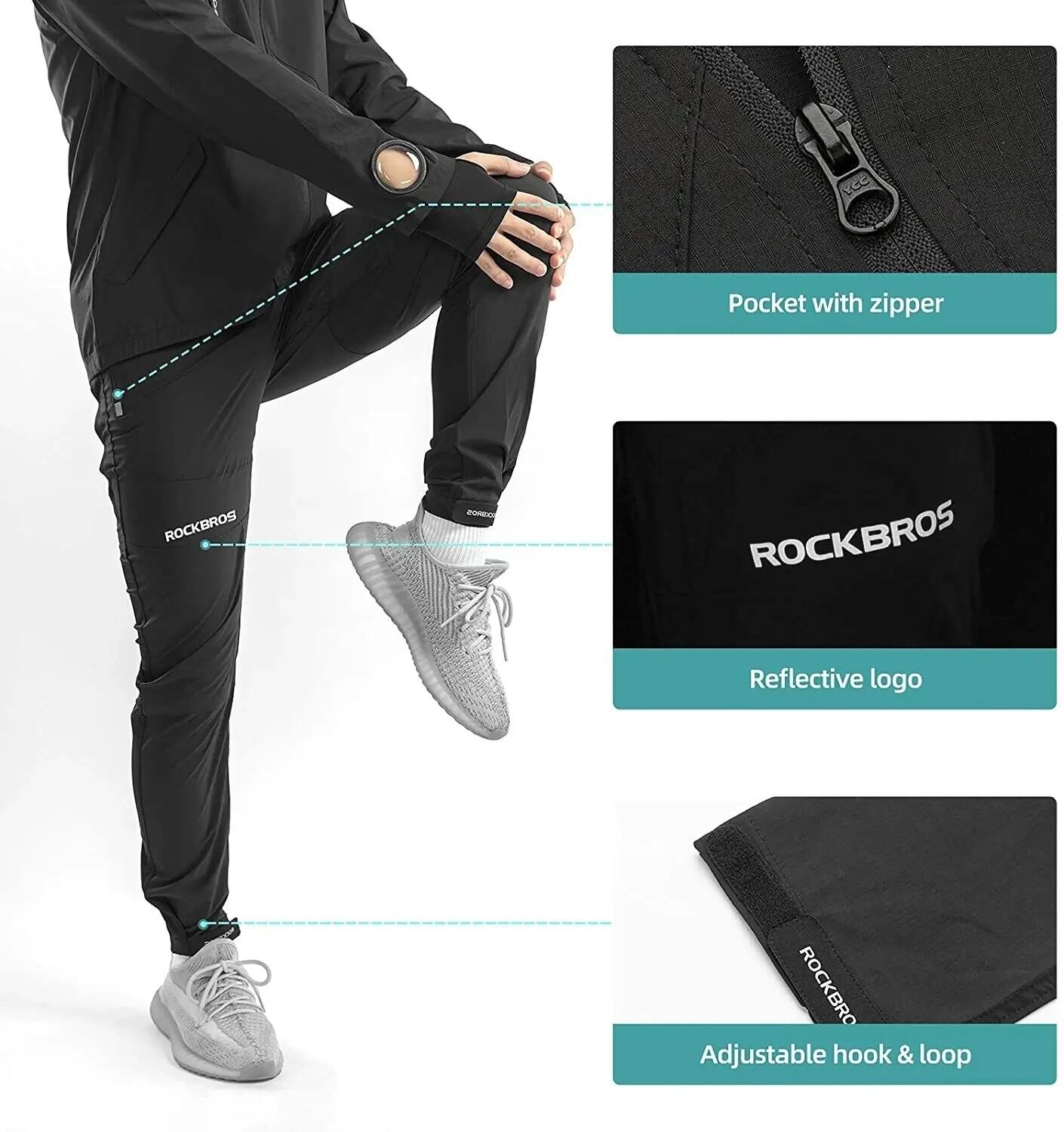 ROCKBROS Herren Fahrradhose 2in1 Lang 6/7