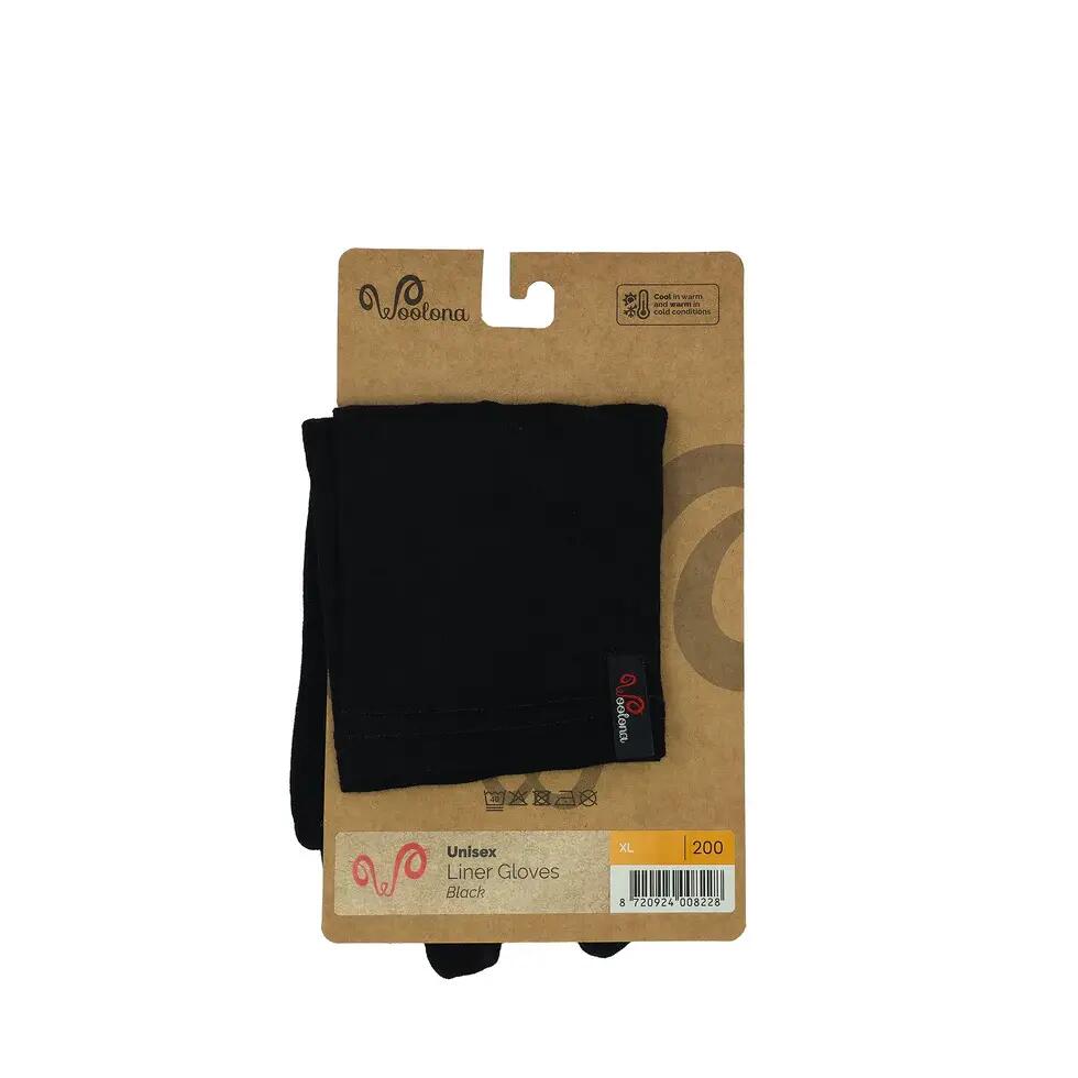 Rękawiczki cienkie liner z wełny merino - (200 g/m²) L 2/3