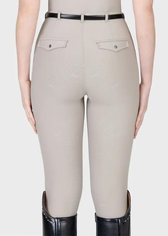 Leggings Pantalón Mujer Equitación Maximilian Velya Full Grip Topo Suave 3/7