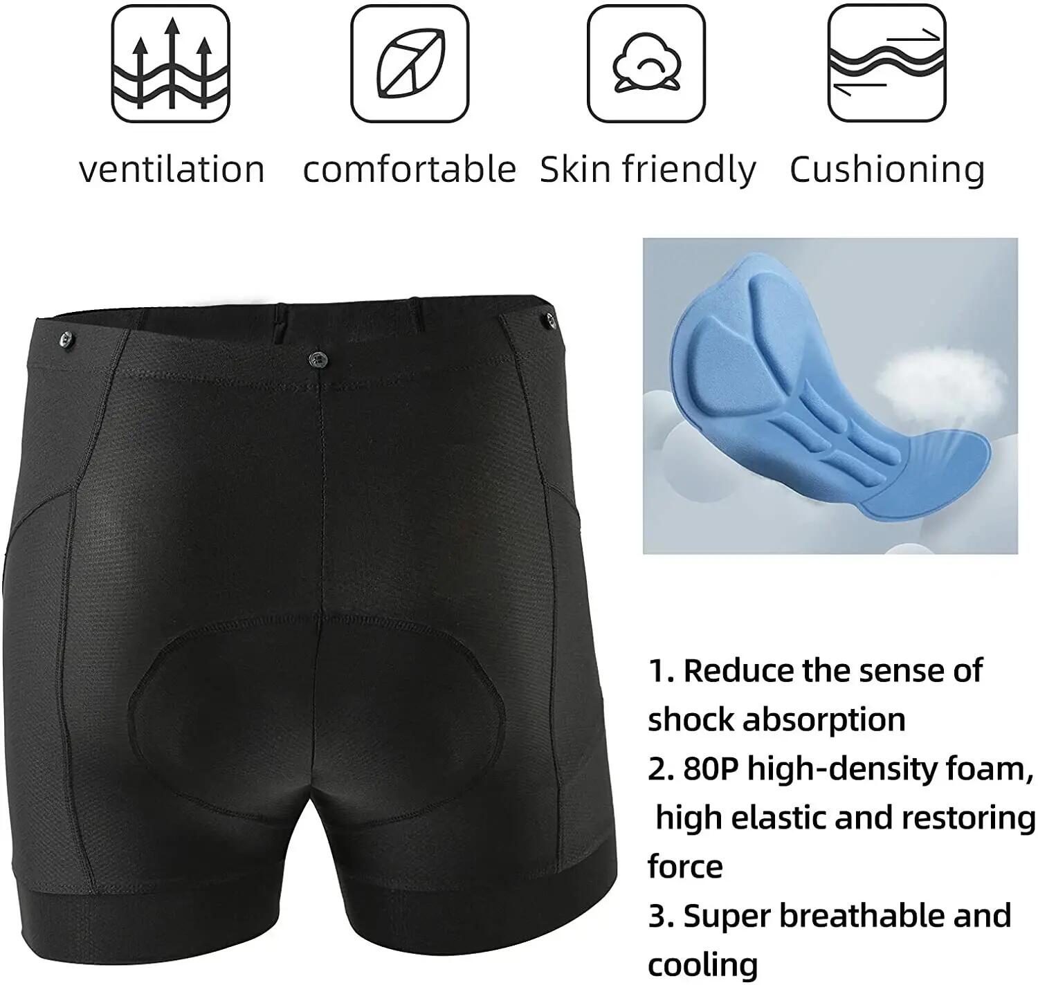ROCKBROS Herren Fahrradhose 2in1 Lang 4/7
