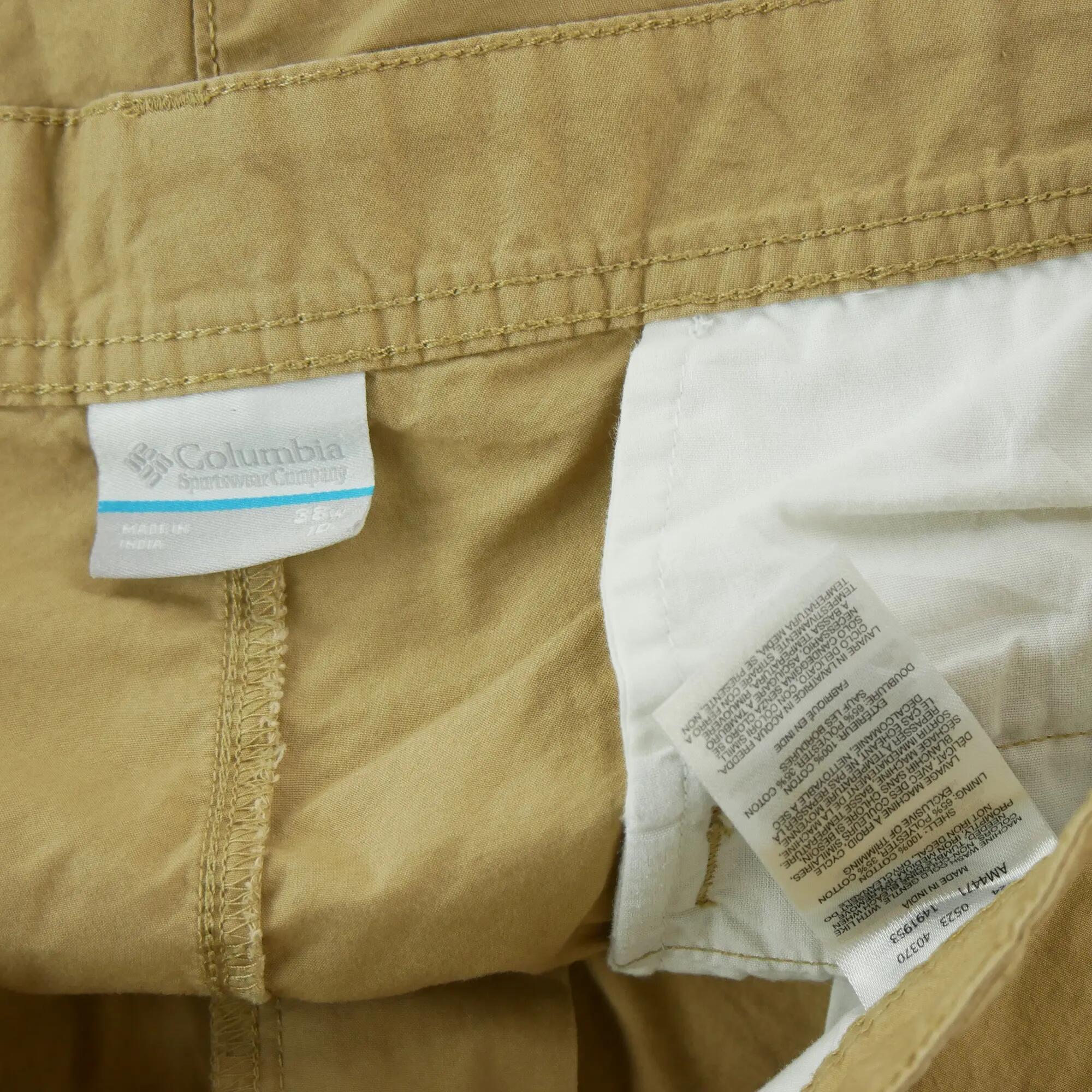 Segunda vida - Shorts masculino chino Columbia bege - Em bom estado 6/6