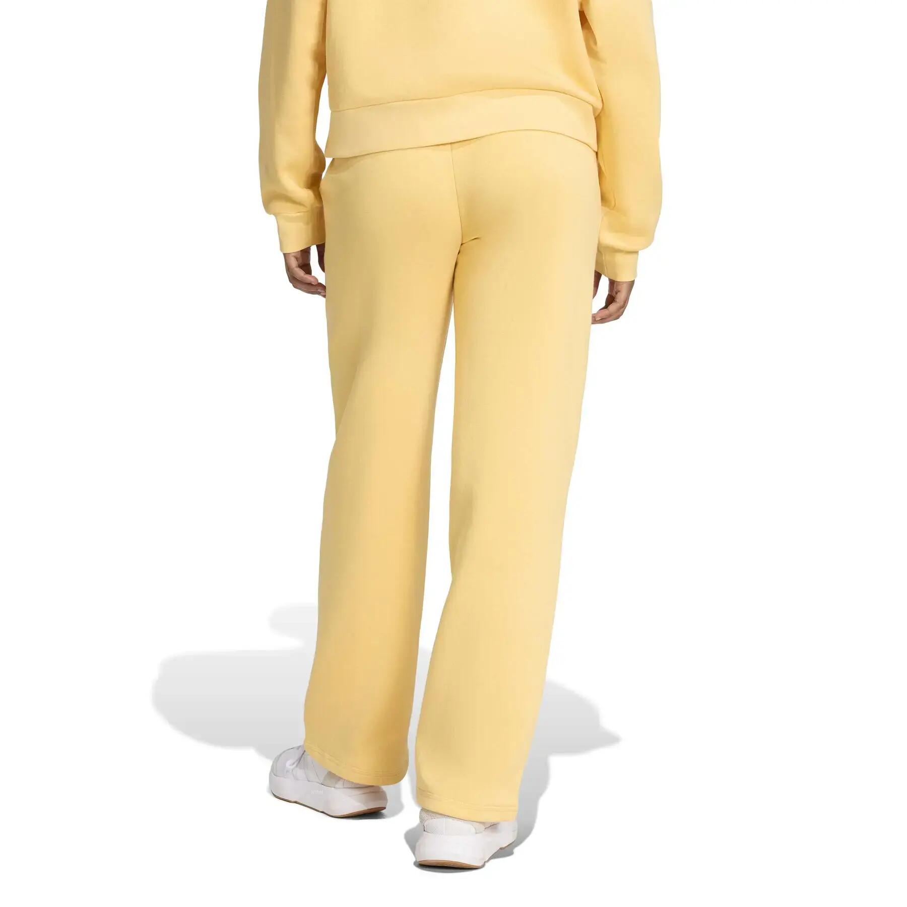 Calças de fato de treino com bainha aberta para mulher adidas Essentials Small L 3/6