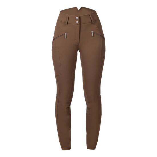 Pantalon équitation full grip fille HKM Lia High Waist