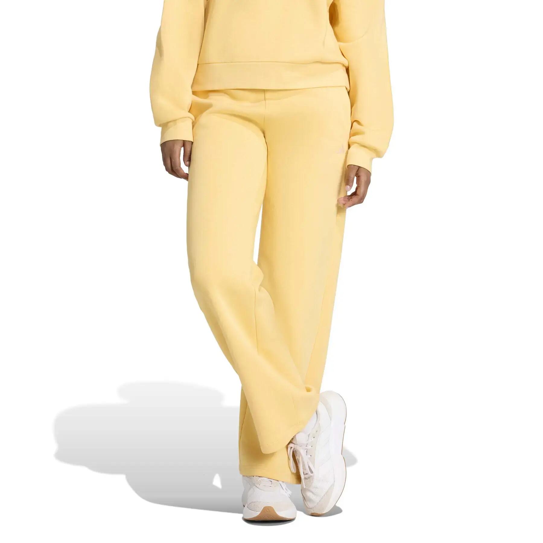 Calças de fato de treino com bainha aberta para mulher adidas Essentials Small L 2/6