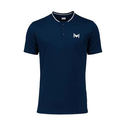 Mandarinenkragen Poloshirt Mouratoglou Apparel