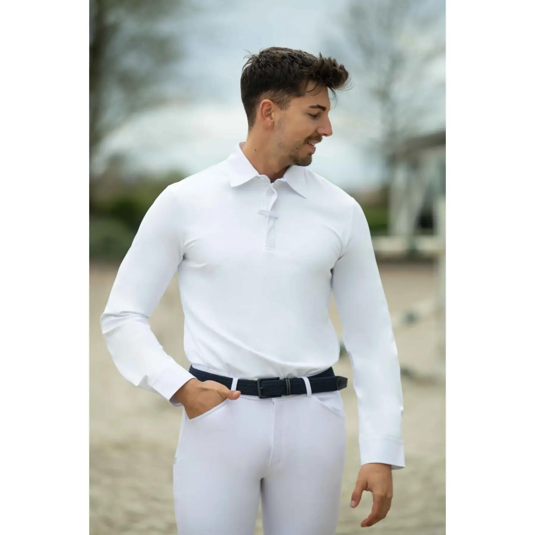 Polo de concours manches longues HKM Davie 4/4